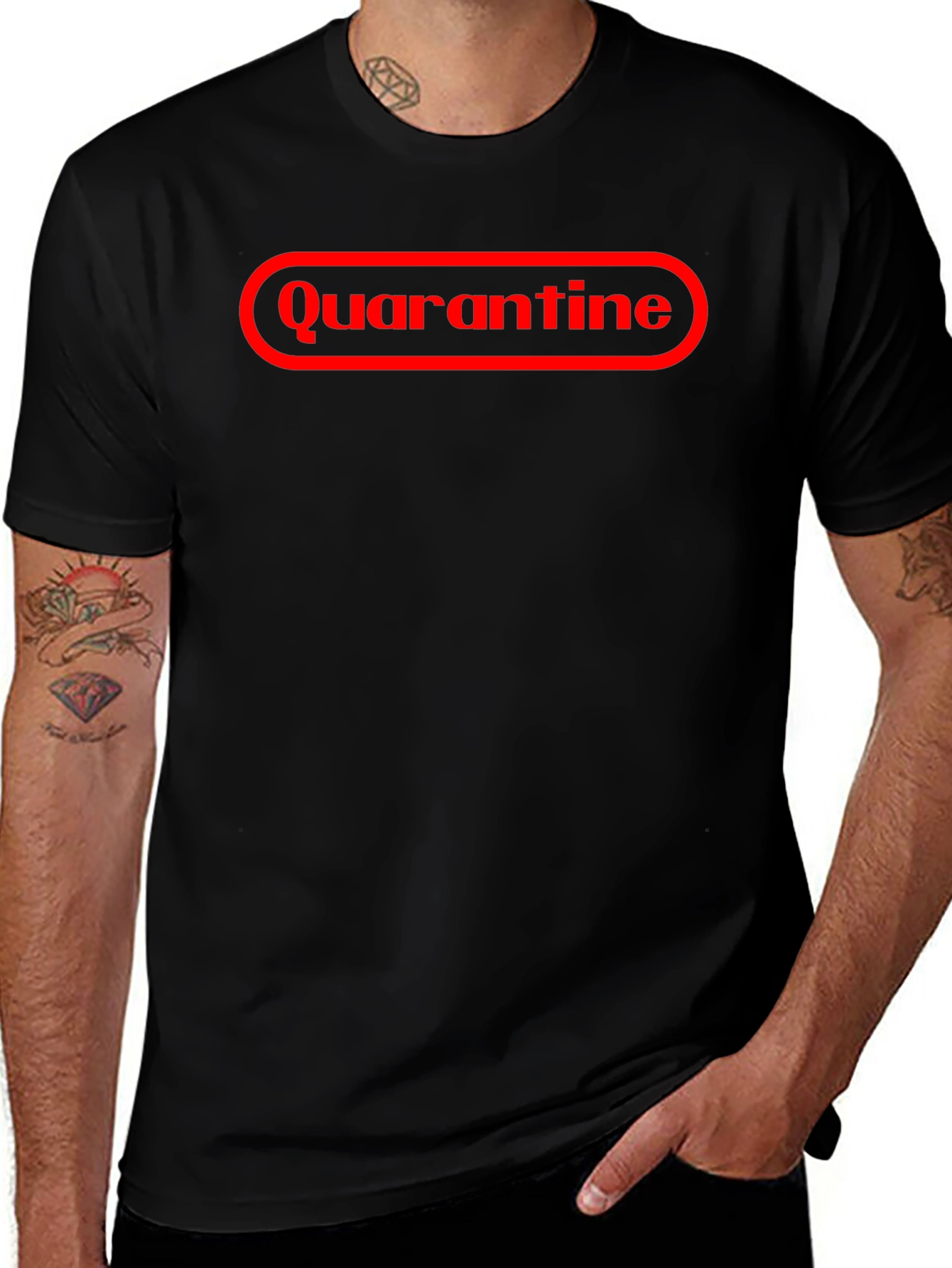 Quarantine T-Shirt - Funny Graphic Tee