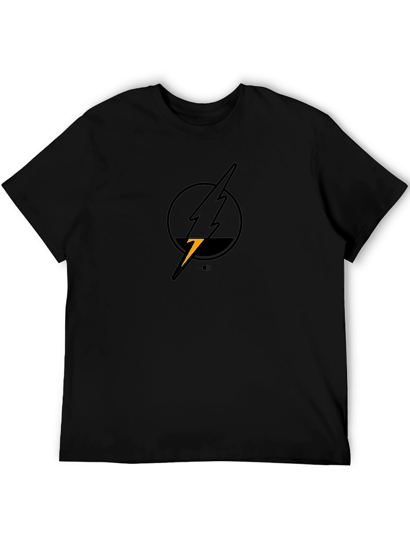 Flash Logo Black T-Shirt