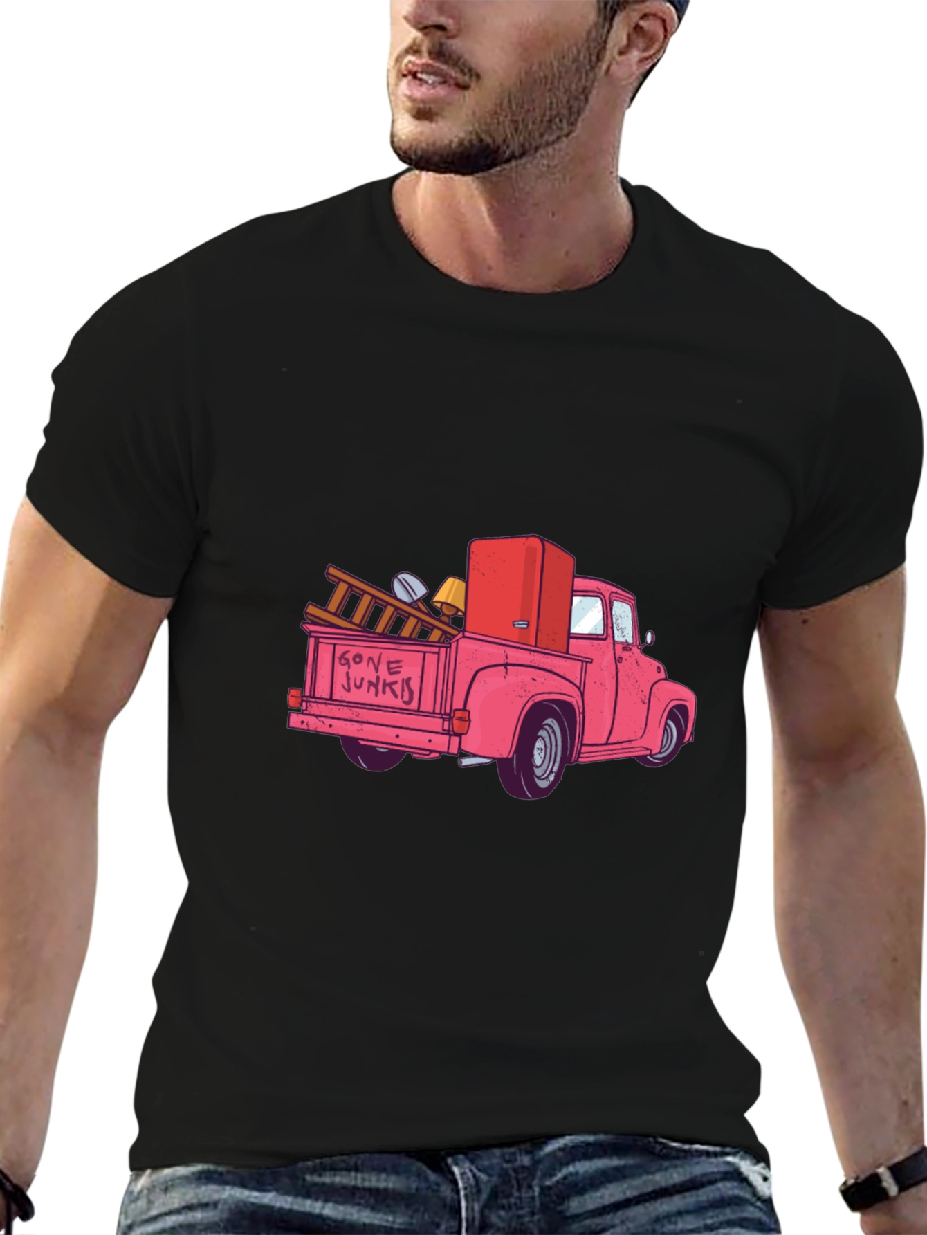 Gone Junking T-Shirt - Retro Truck Graphic Tee