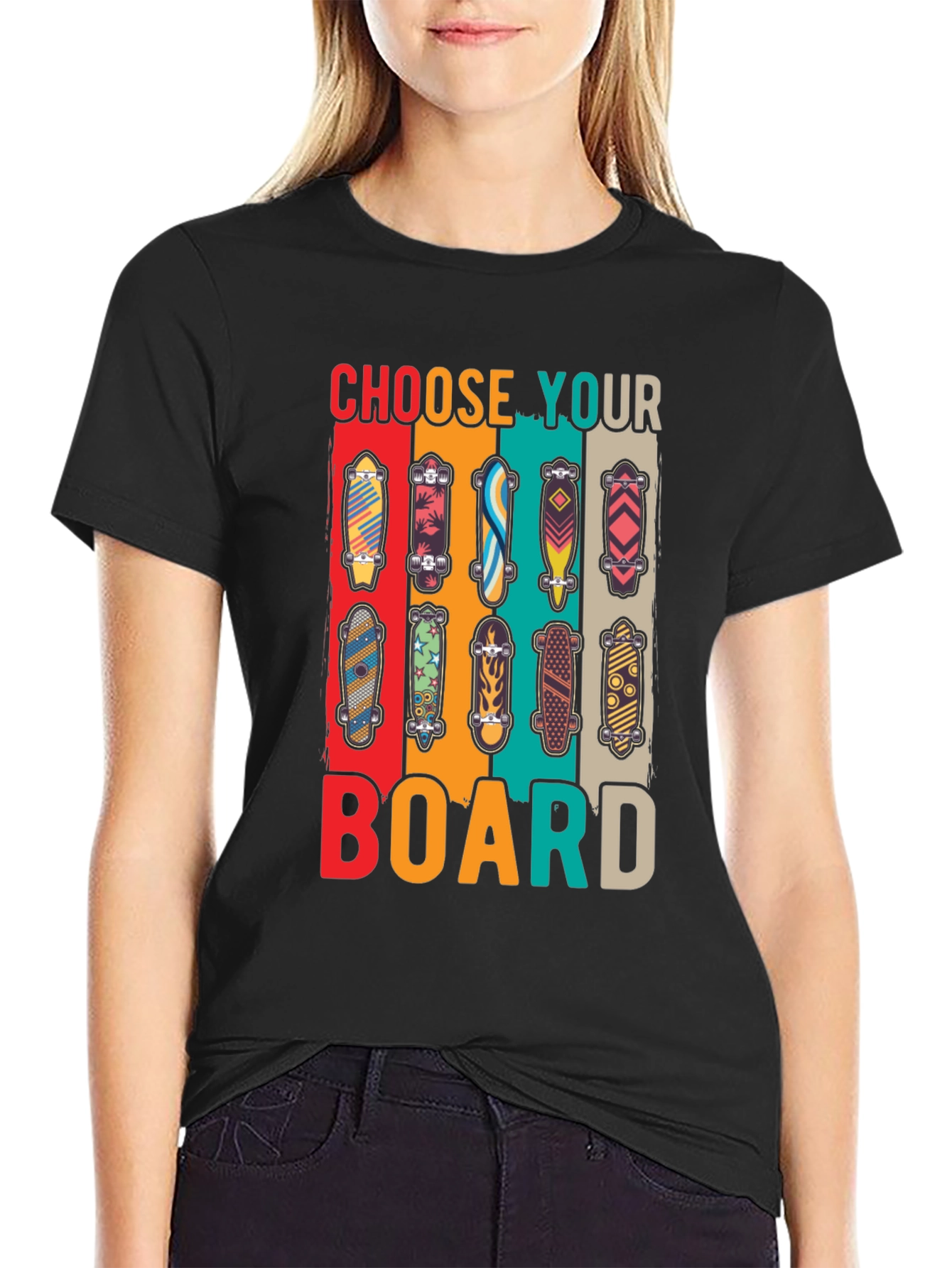 Choose Your Board T-Shirt - Skateboard Lover Tee