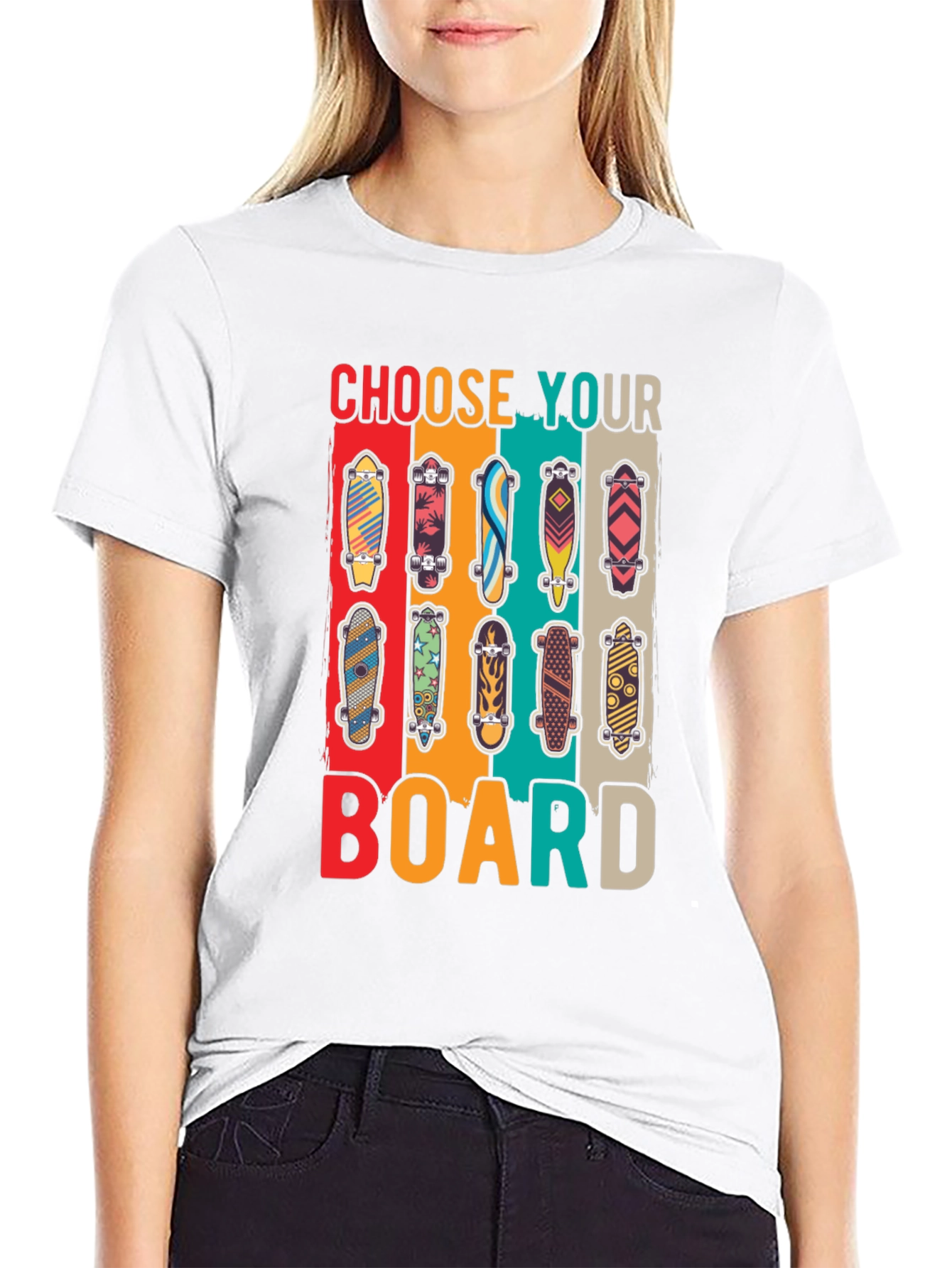 Choose Your Board T-Shirt - Skateboard Lover Tee