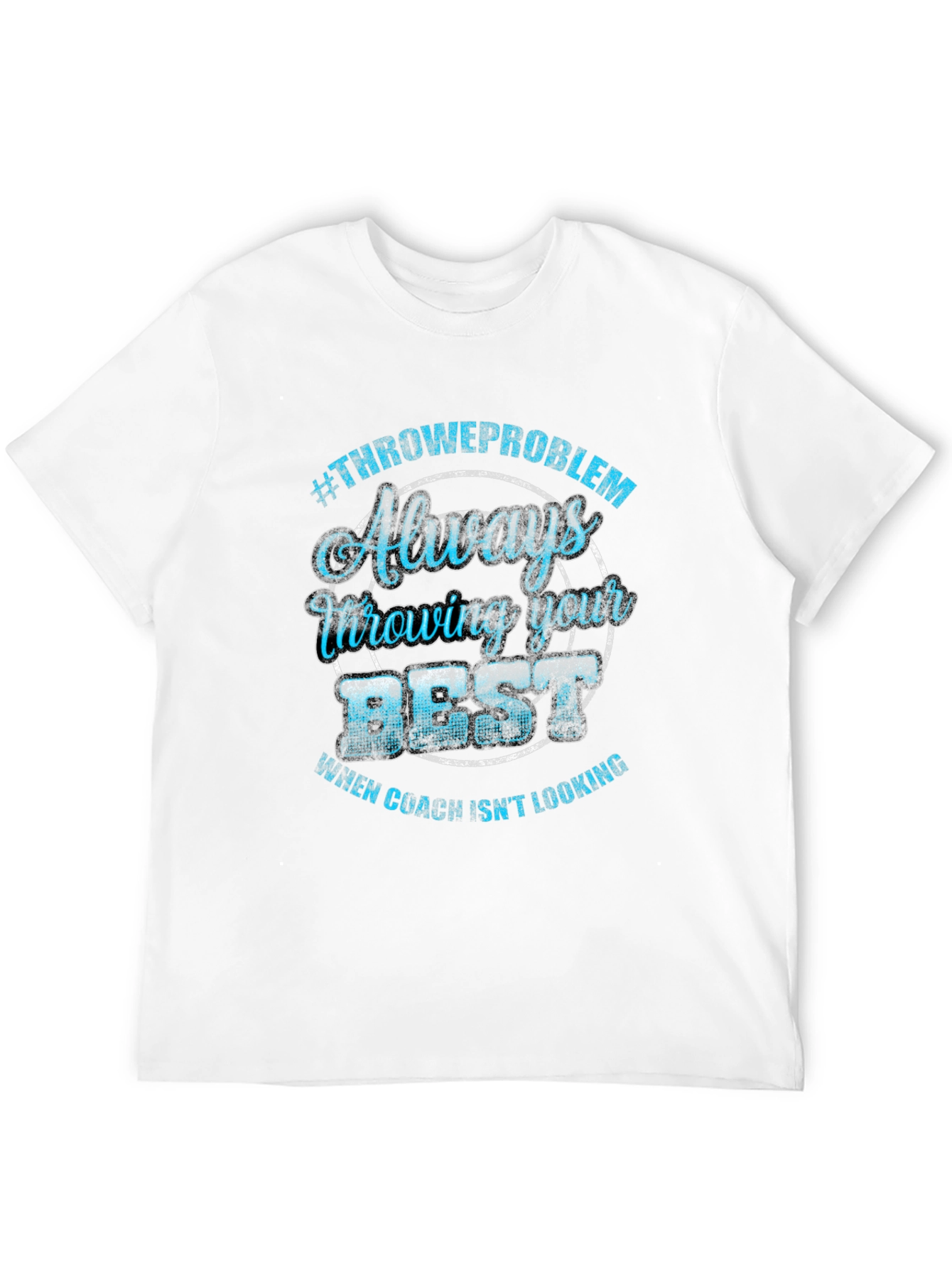 Throwing Best T-Shirt Funny Coach Tee