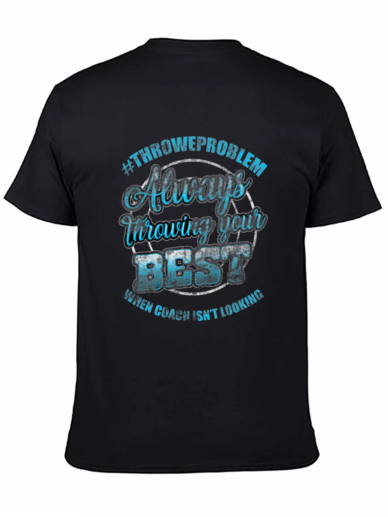 Throwing Best T-Shirt Funny Coach Tee