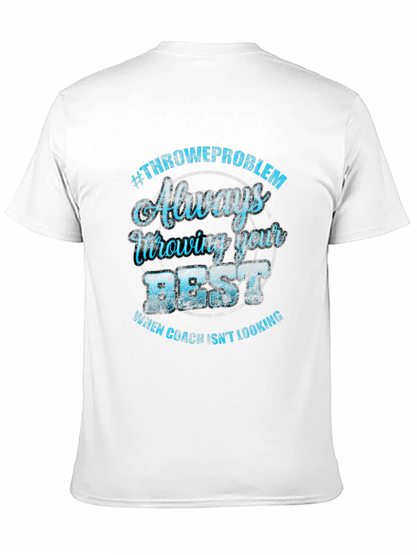 Throwing Best T-Shirt Funny Coach Tee