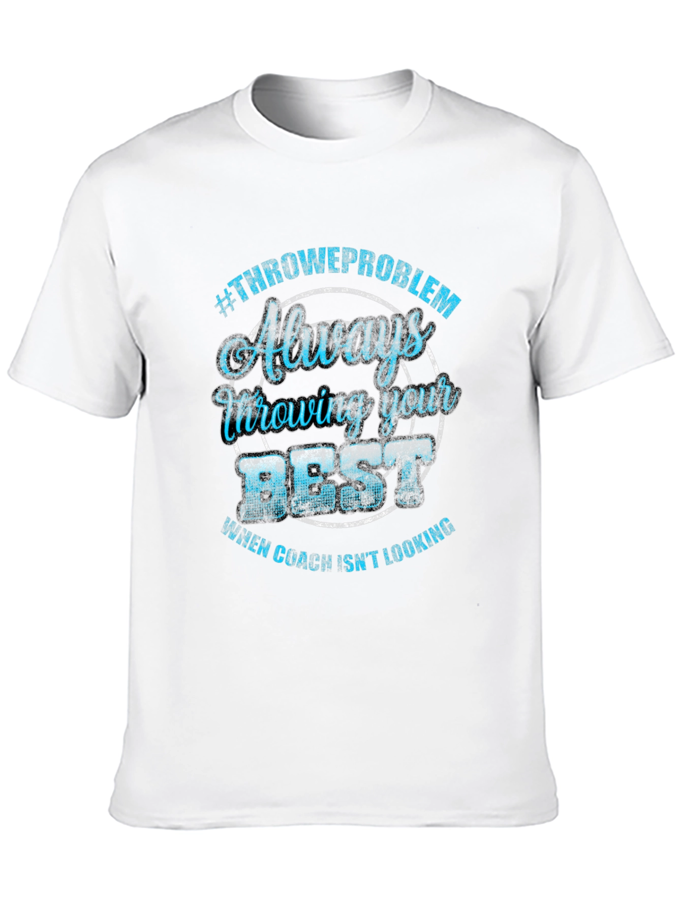 Throwing Best T-Shirt Funny Coach Tee