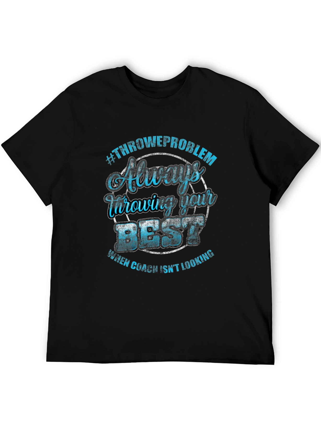 Throwing Best T-Shirt Funny Coach Tee
