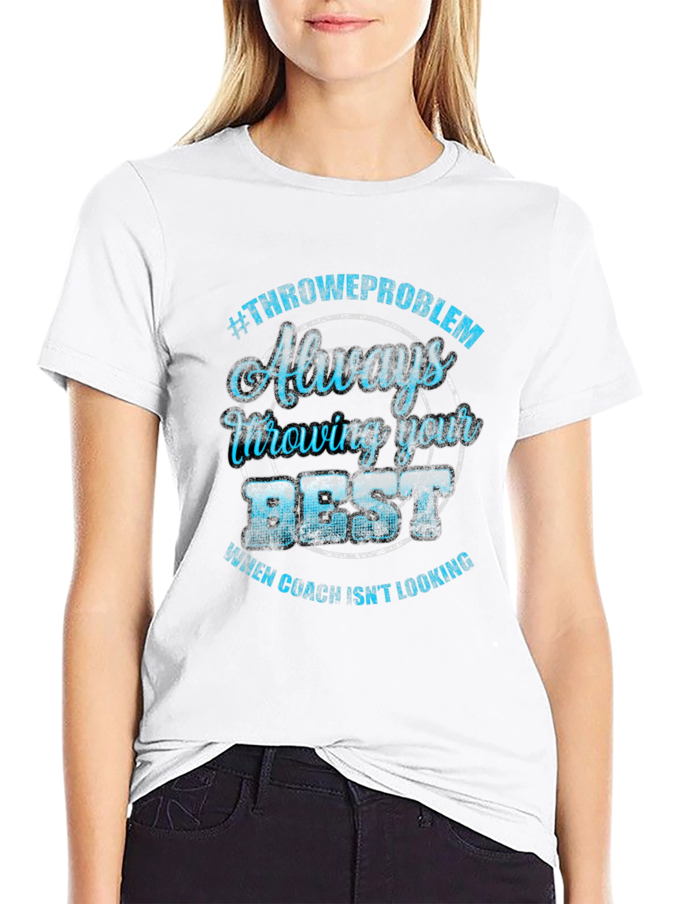 Throwing Best T-Shirt Funny Coach Tee