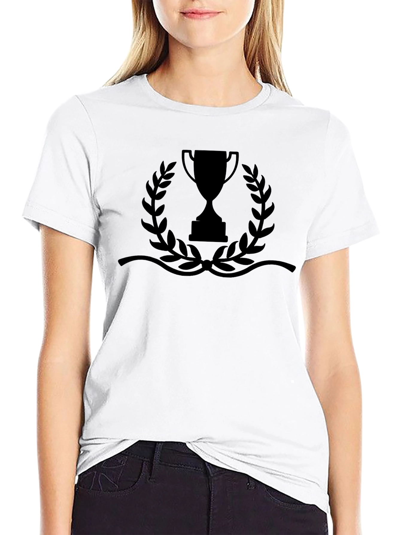Black Trophy Graphic Tee - Winners Style