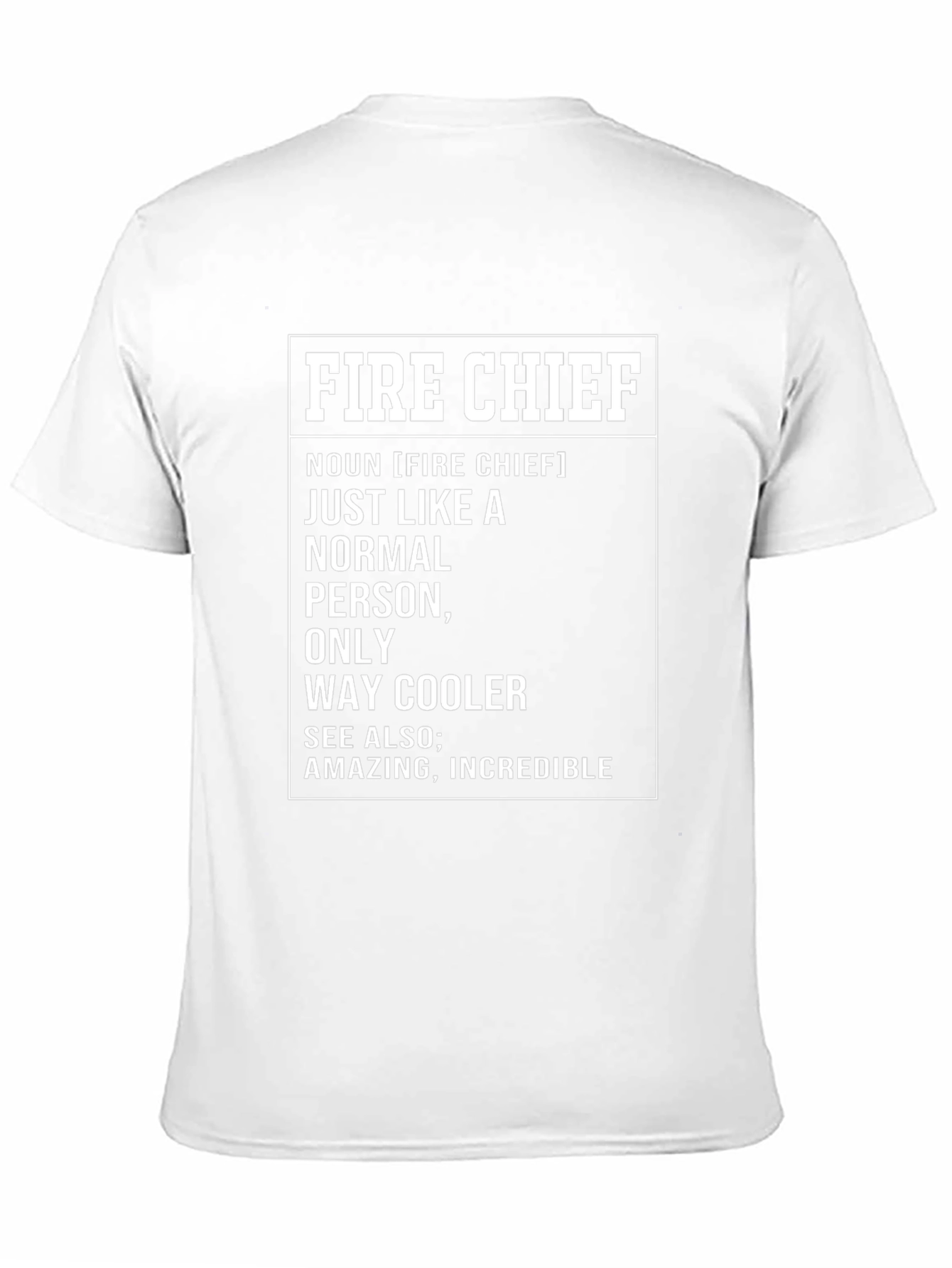 Fire Chief Definition Graphic T-Shirt