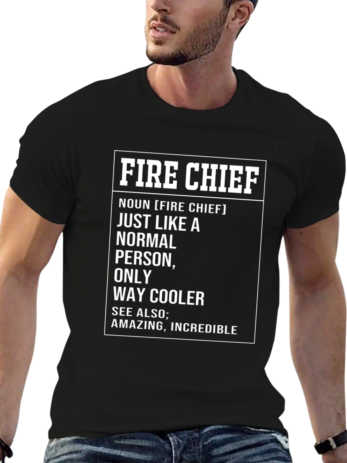 Fire Chief Definition Graphic T-Shirt