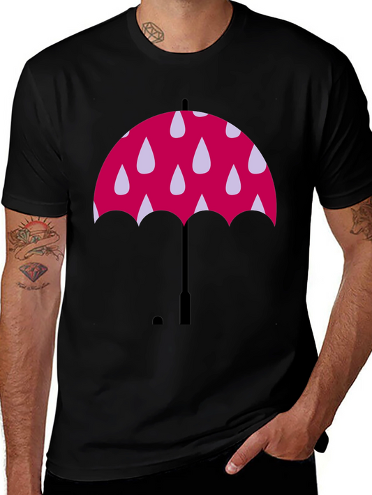 Umbrella Graphic Black T-Shirt