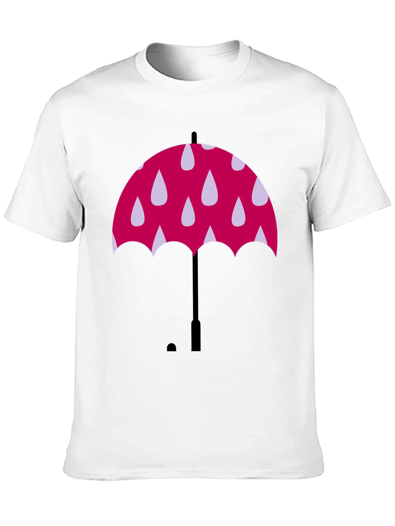Umbrella Graphic Black T-Shirt