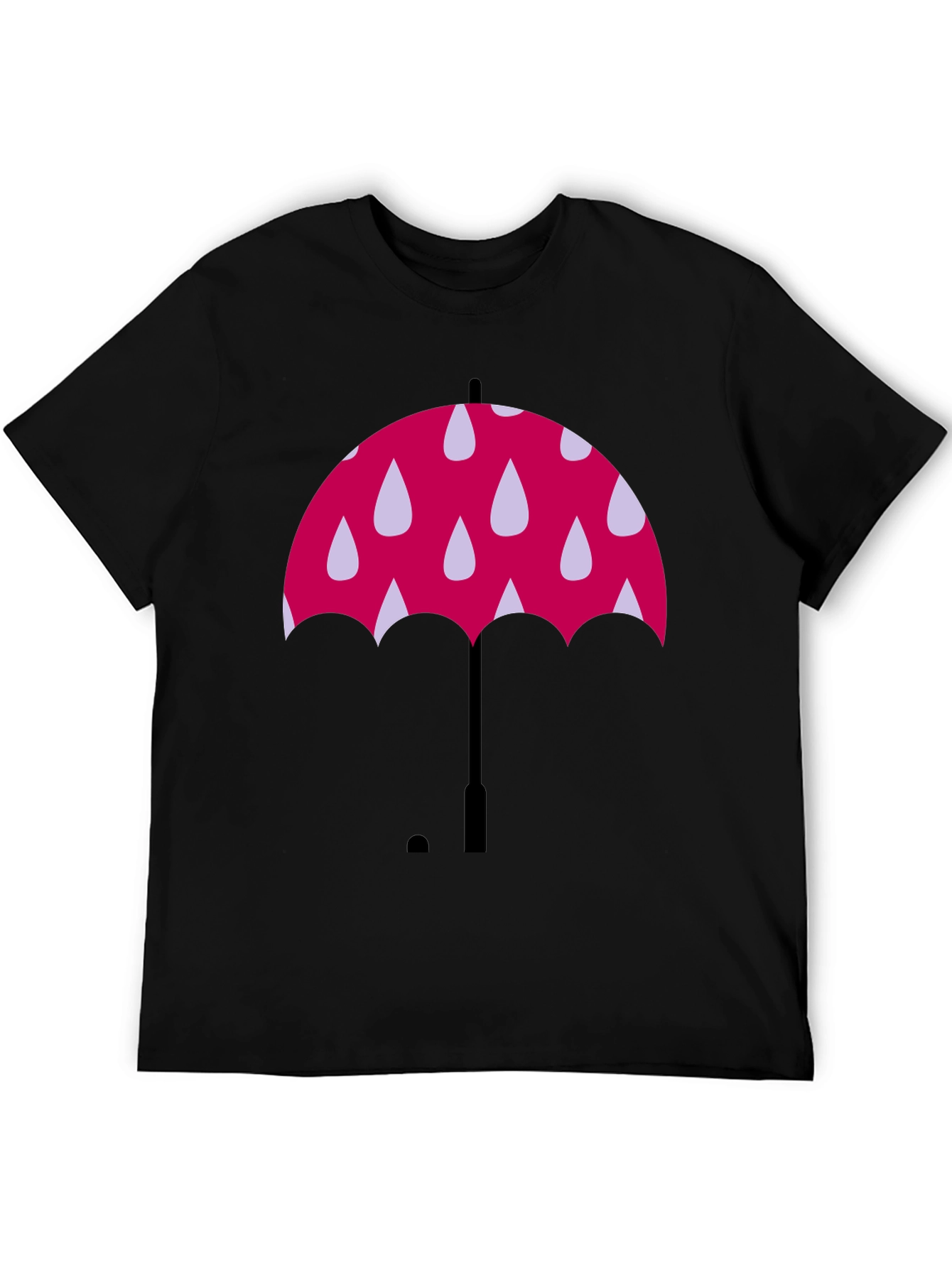 Umbrella Graphic Black T-Shirt