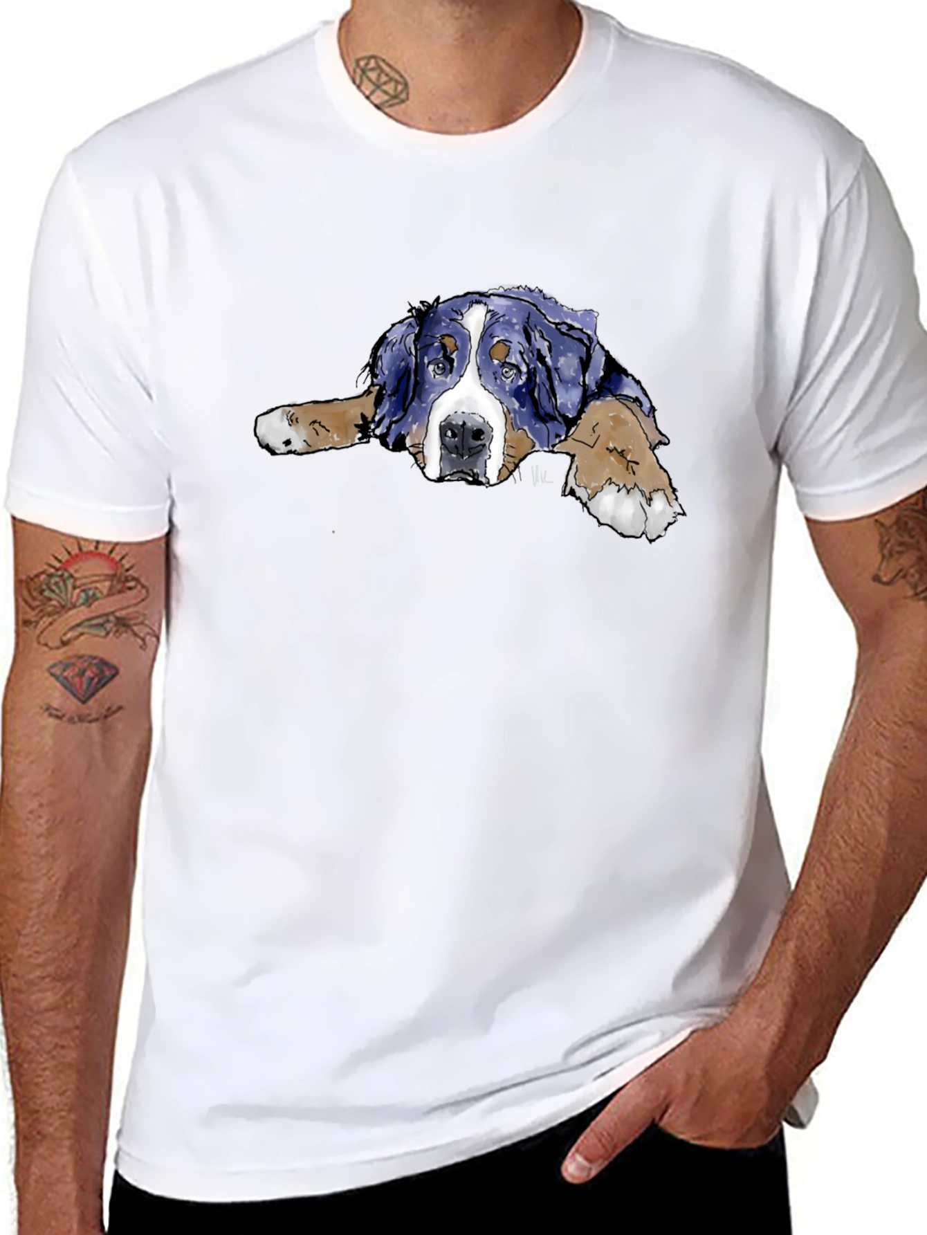 Bernese Mountain Dog T-Shirt - Cute Pup Tee