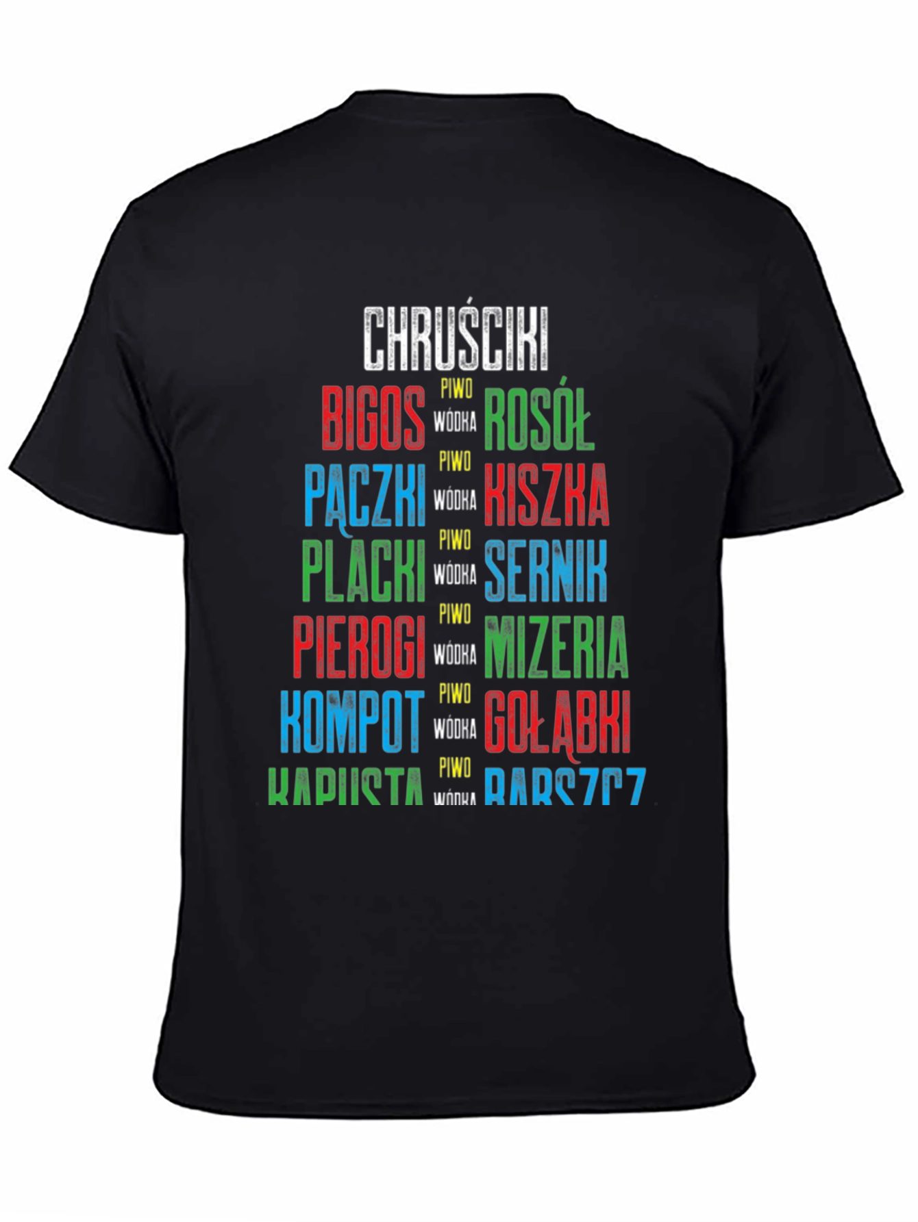 Polish Food T-Shirt: Bigos Pierogi Kapusta & More!