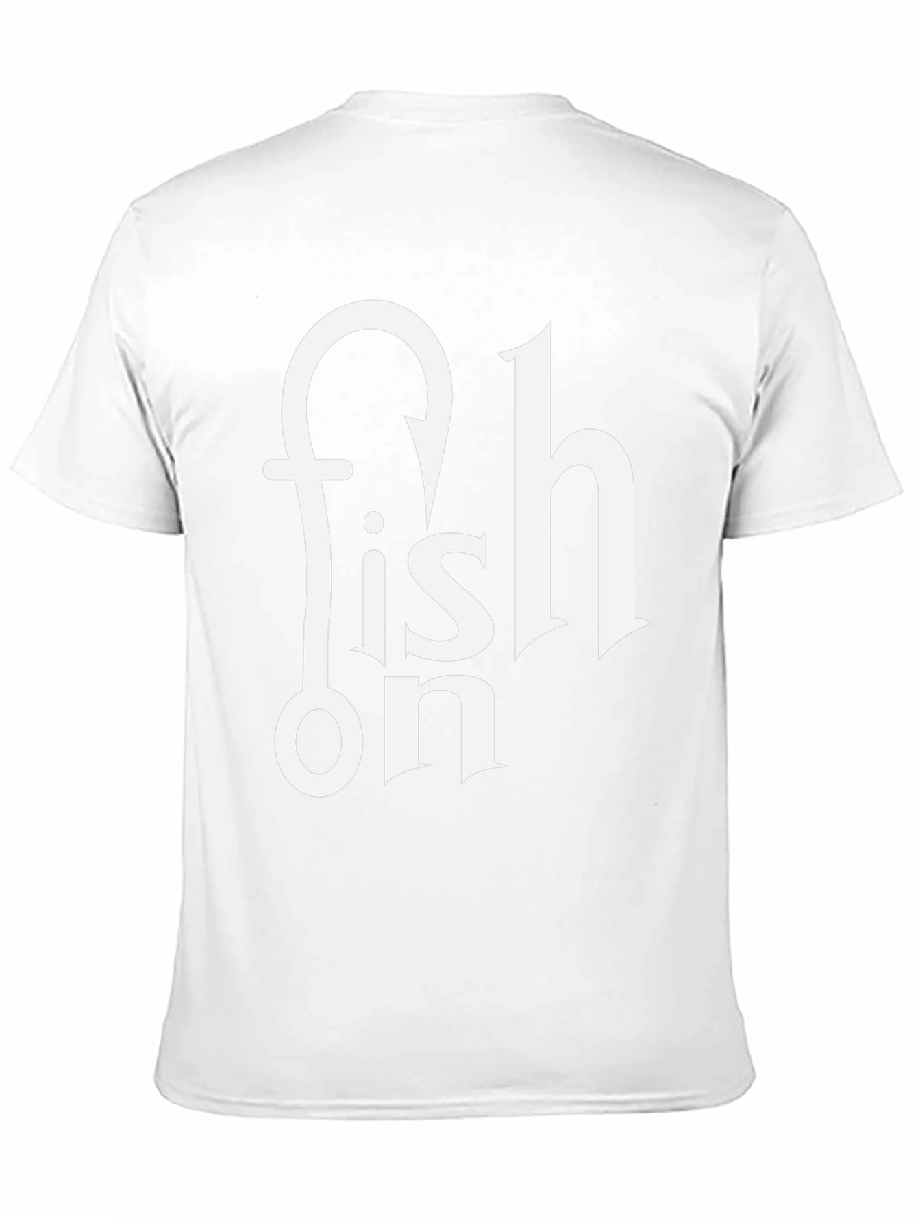 Fish On T-Shirt - Fishing Hook Graphic Tee