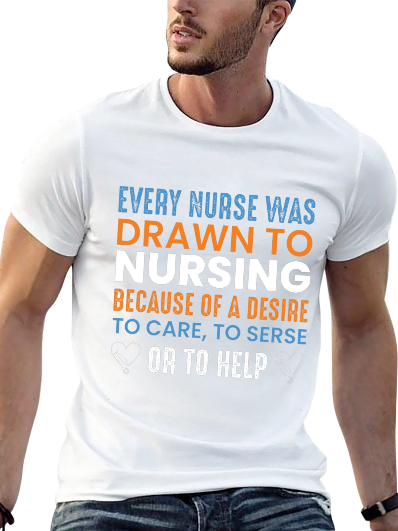 Nurse Drawn To Nursing T-Shirt
