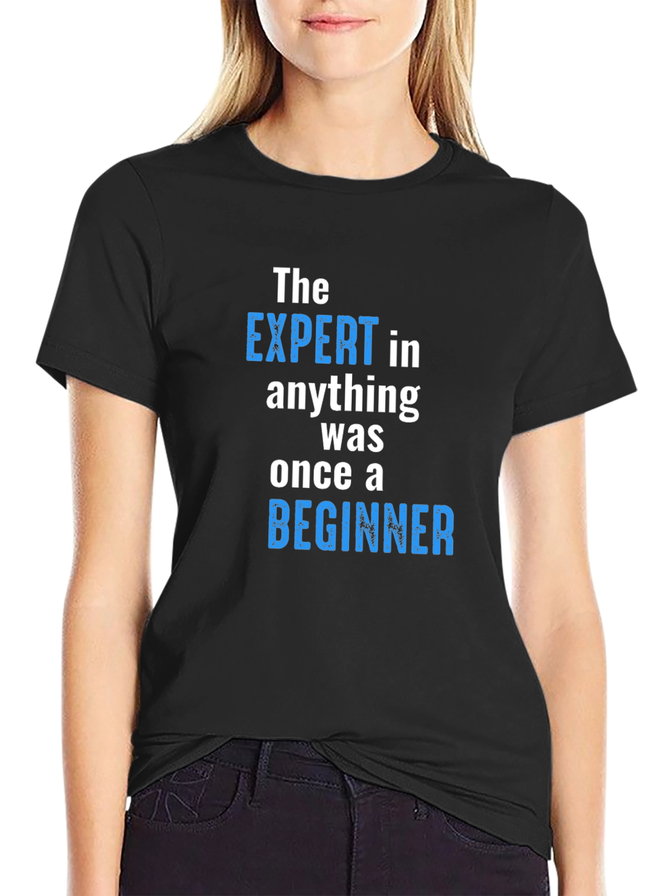 Expert Beginner T-Shirt - Motivational Quote Tee