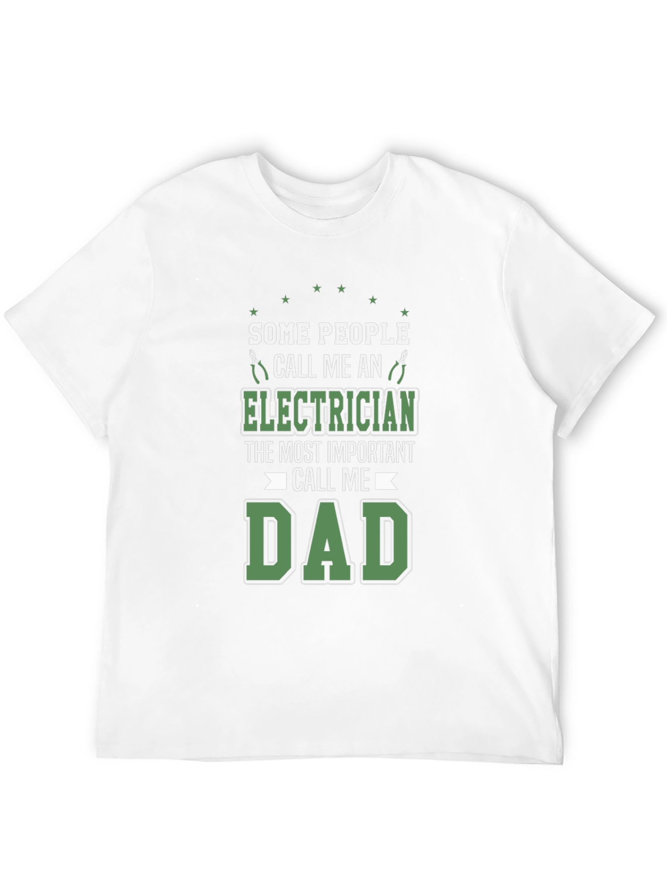 Electrician Dad T-Shirt - Funny Fathers Day Gift