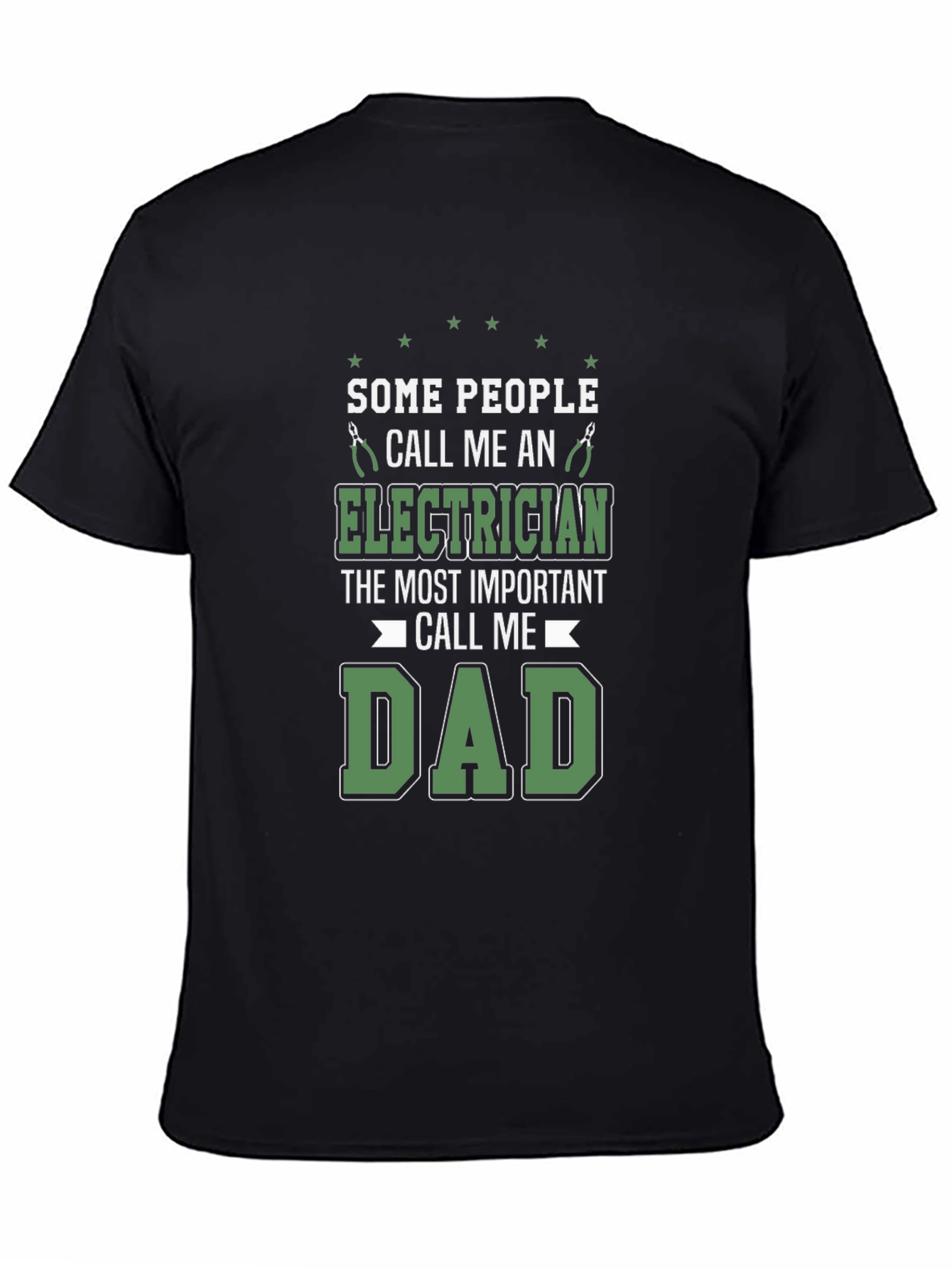 Electrician Dad T-Shirt - Funny Fathers Day Gift