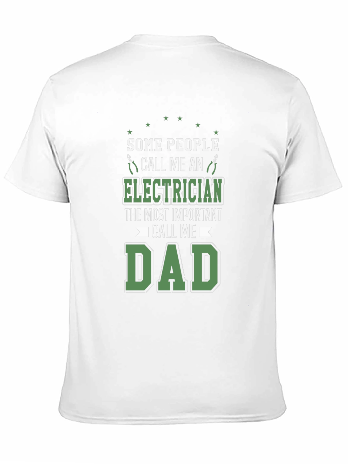 Electrician Dad T-Shirt - Funny Fathers Day Gift