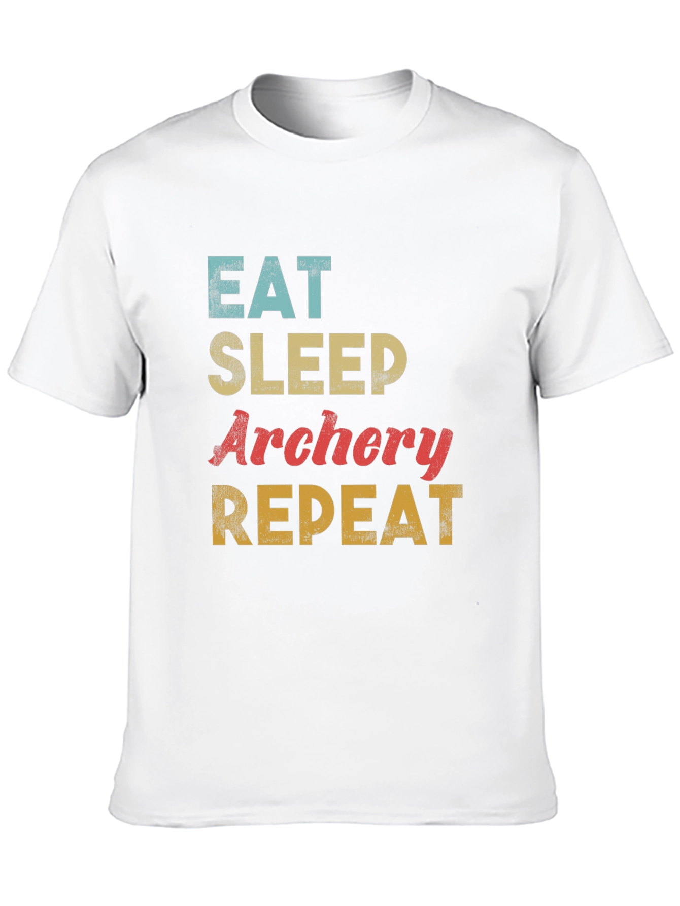 Eat Sleep Archery Repeat T-Shirt - Black