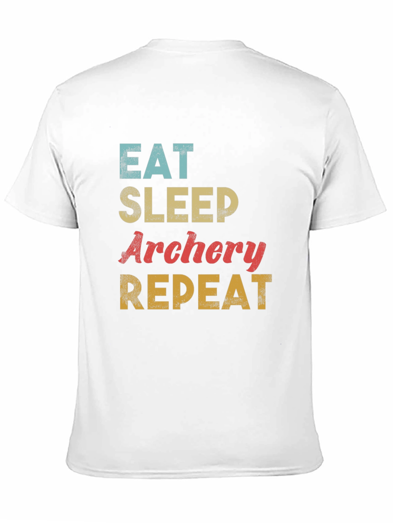 Eat Sleep Archery Repeat T-Shirt - Black