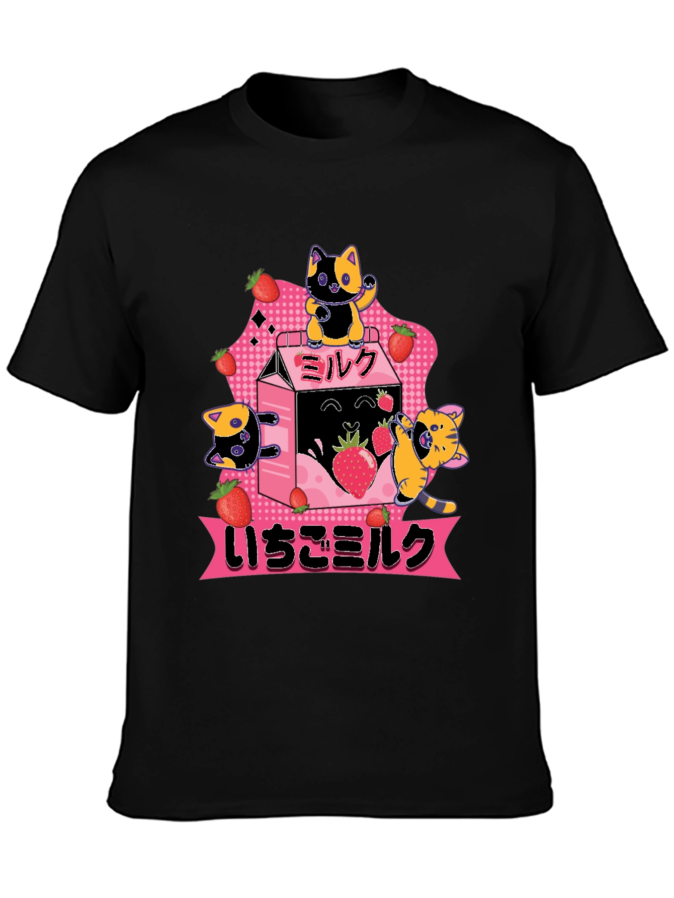 Strawberry Milk Cats T-Shirt