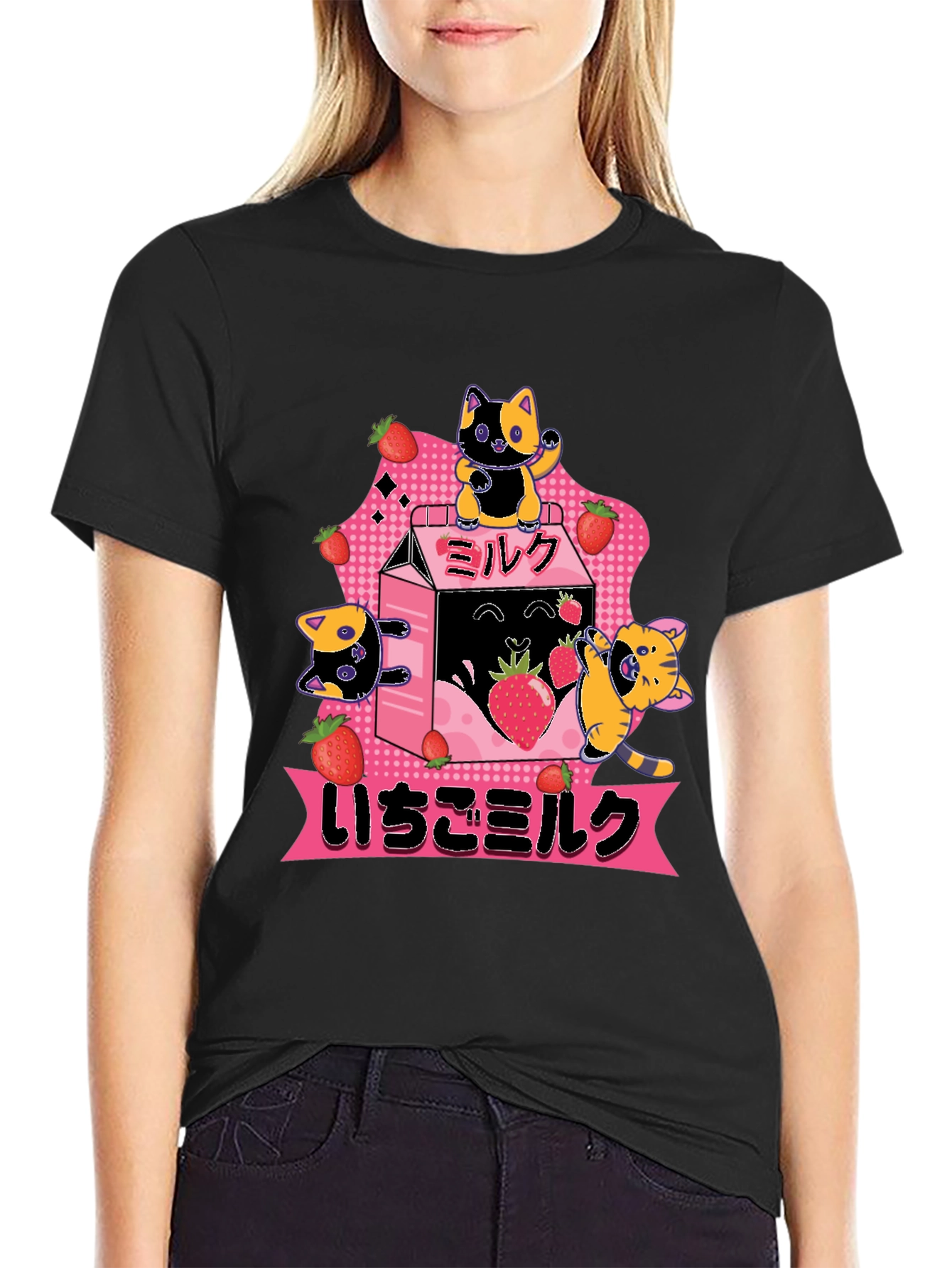 Strawberry Milk Cats T-Shirt