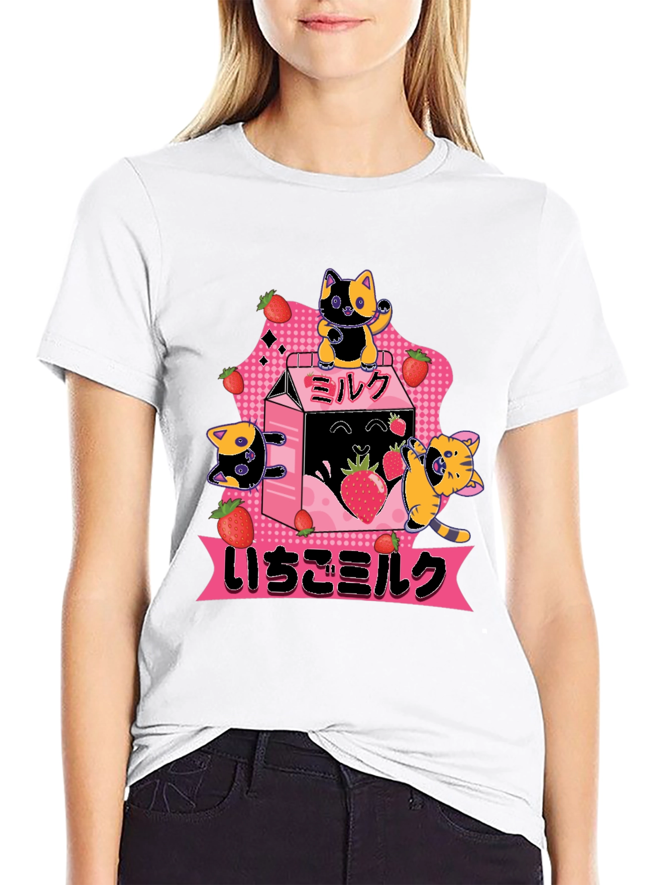 Strawberry Milk Cats T-Shirt