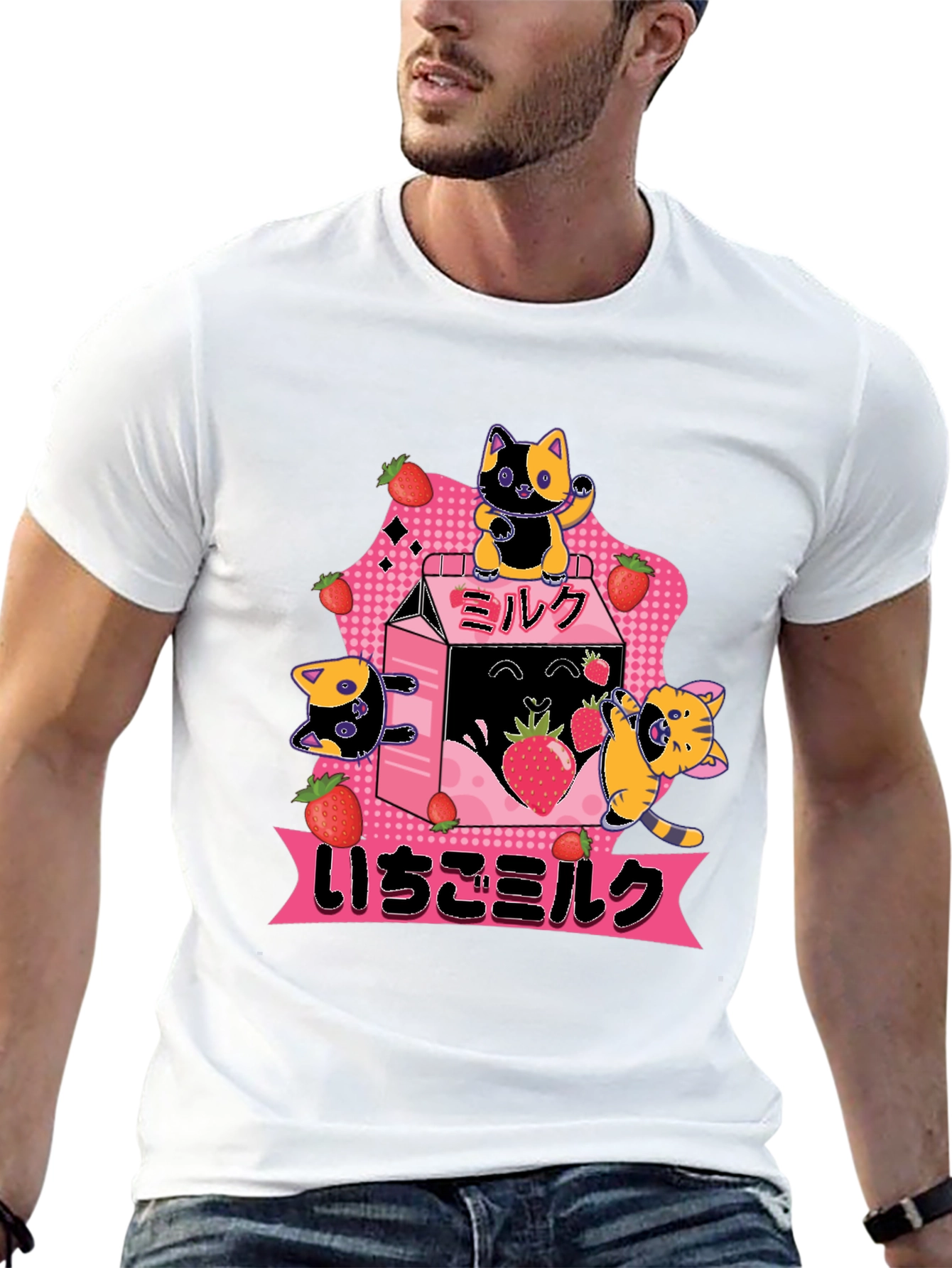 Strawberry Milk Cats T-Shirt