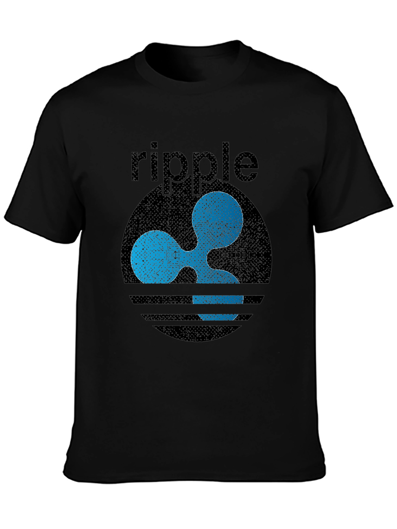 Ripple XRP Crypto Graphic T-Shirt - Distressed Style
