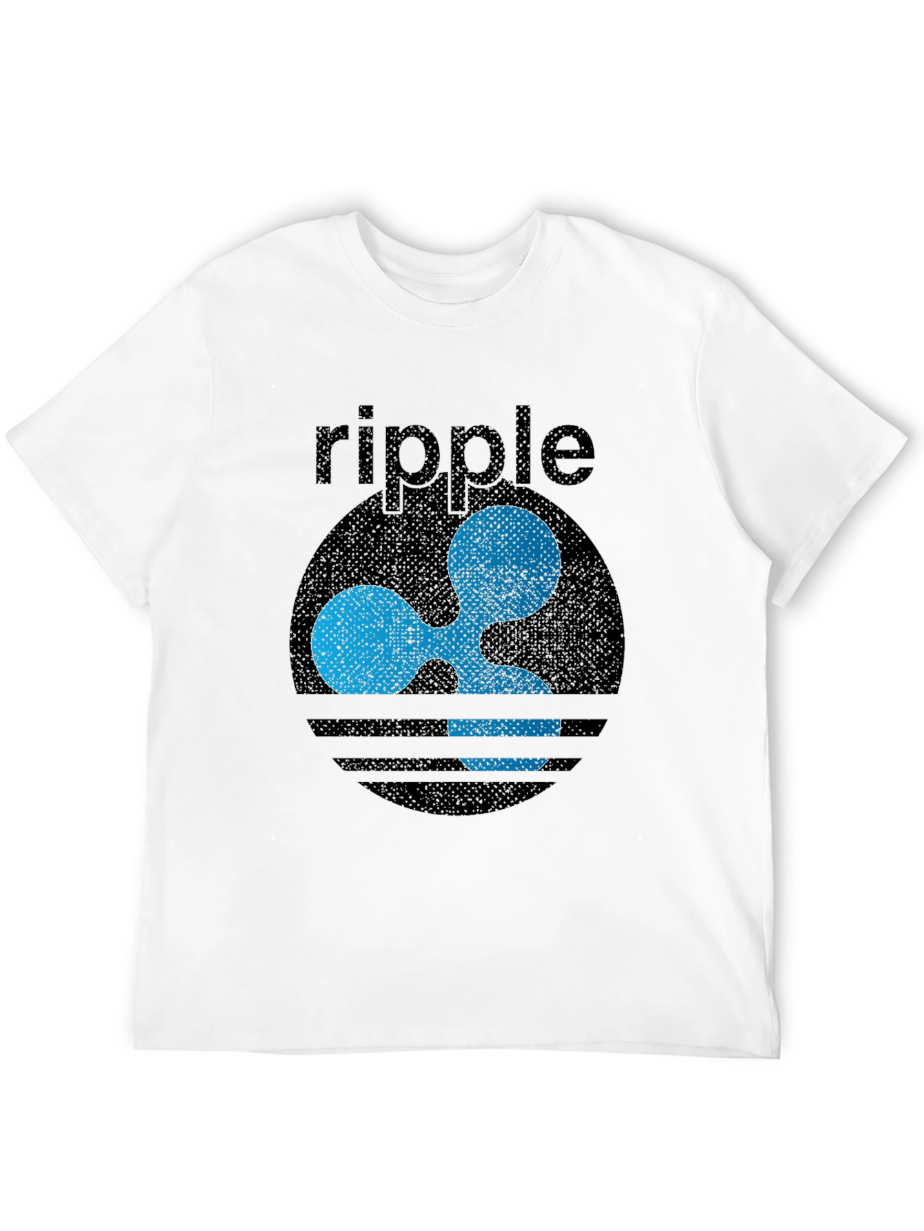 Ripple XRP Crypto Graphic T-Shirt - Distressed Style