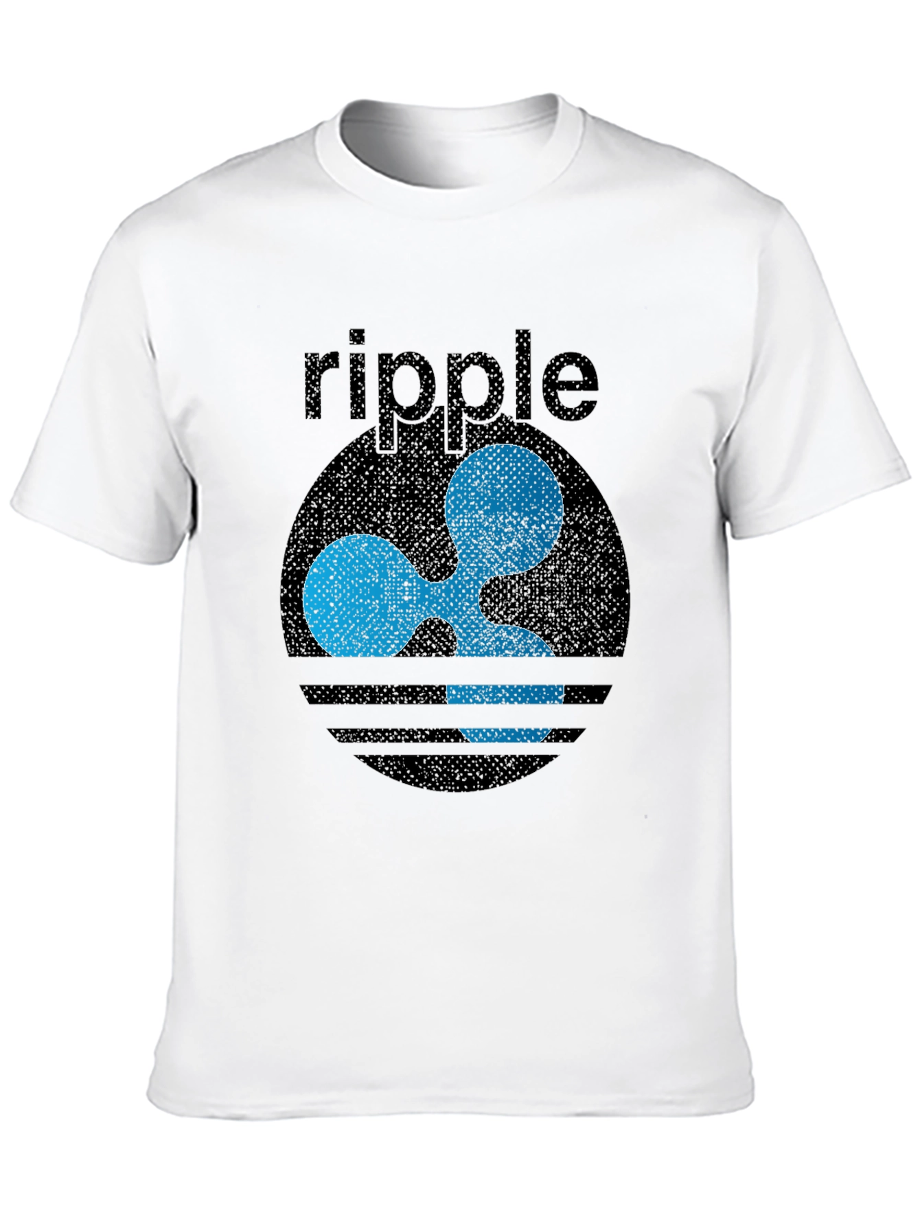 Ripple XRP Crypto Graphic T-Shirt - Distressed Style