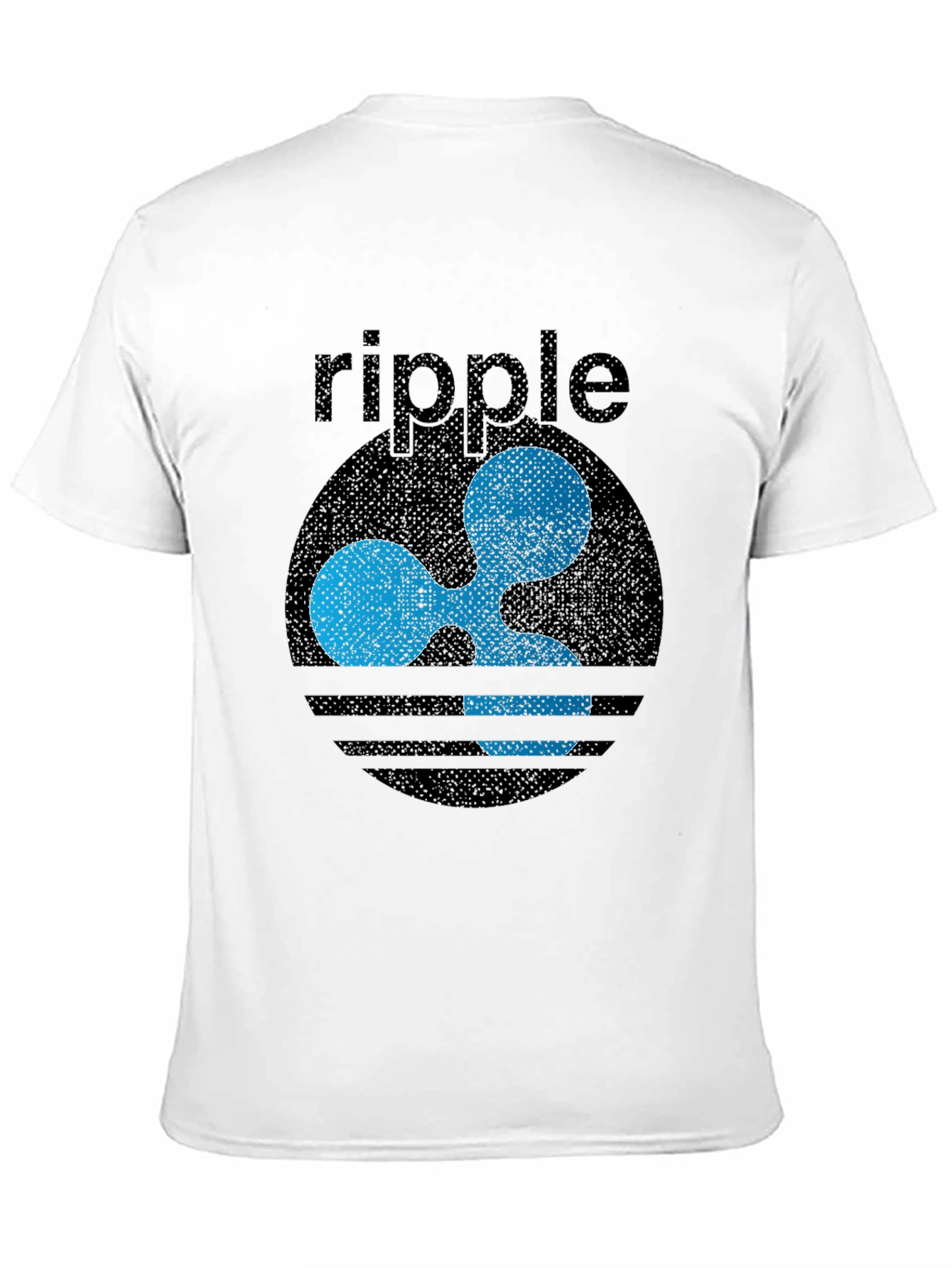 Ripple XRP Crypto Graphic T-Shirt - Distressed Style
