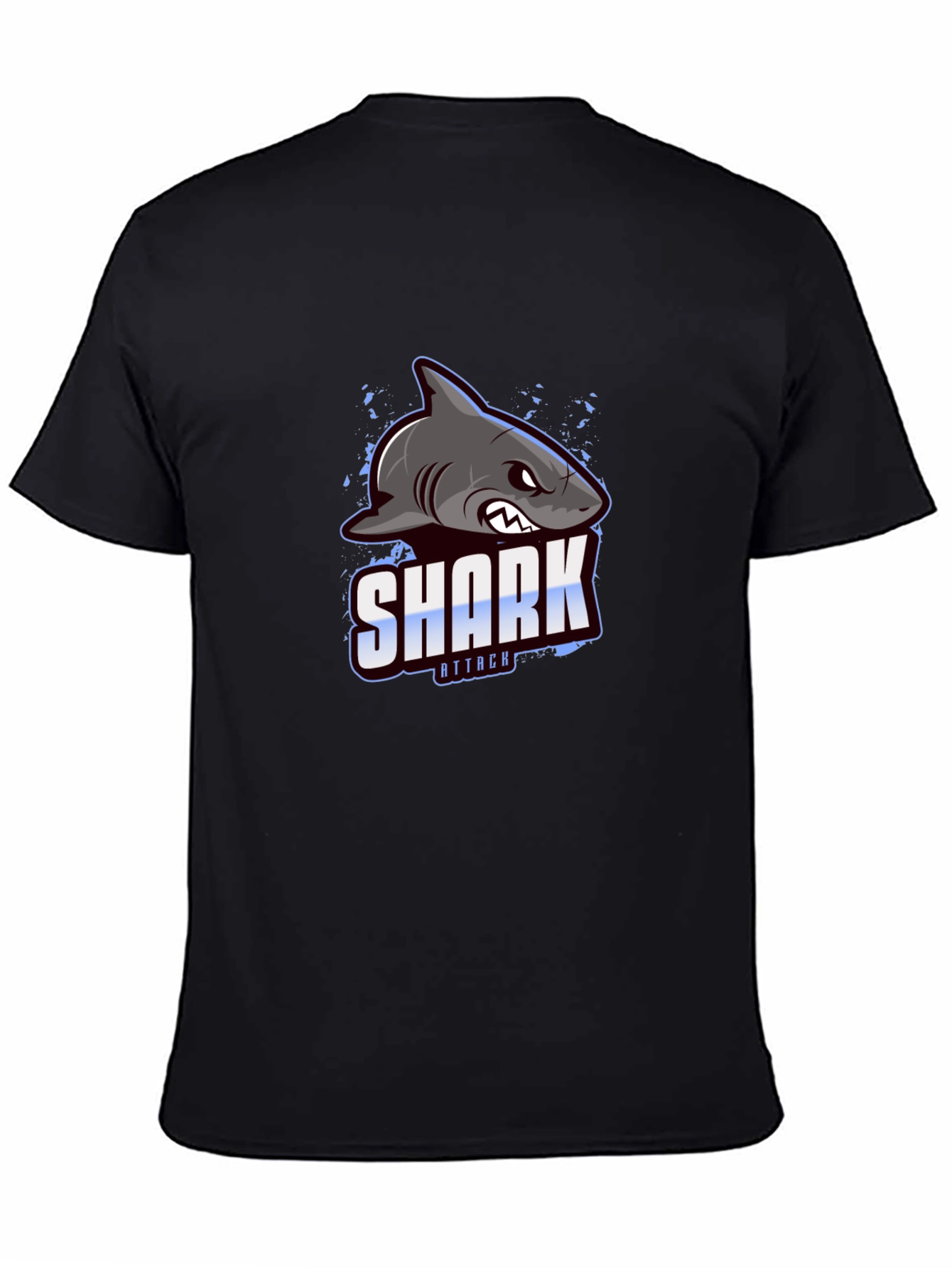 Shark Attack Graphic Print T-Shirt