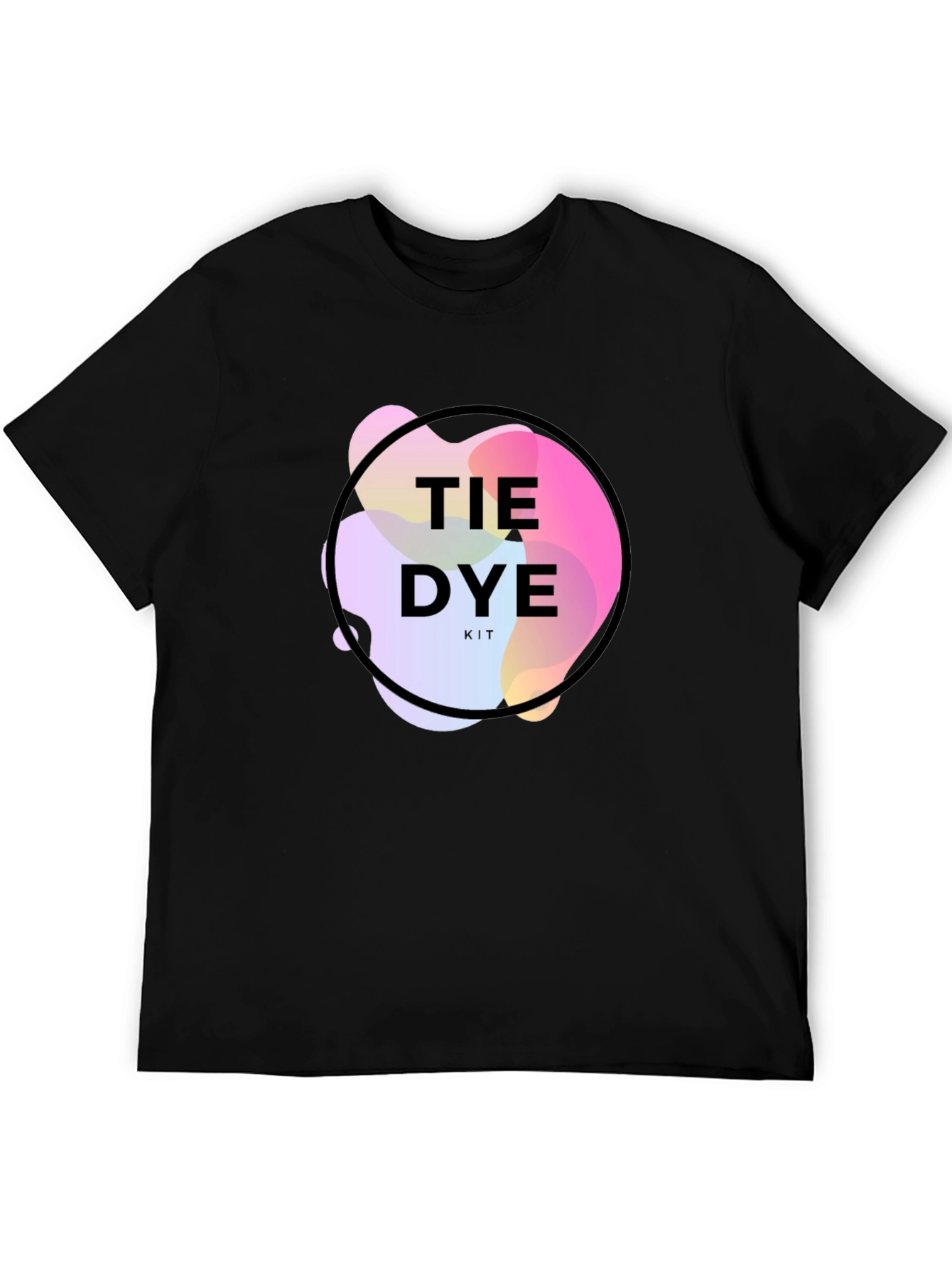Tie Dye Kit Graphic Tee - Trendy Mens T-Shirt