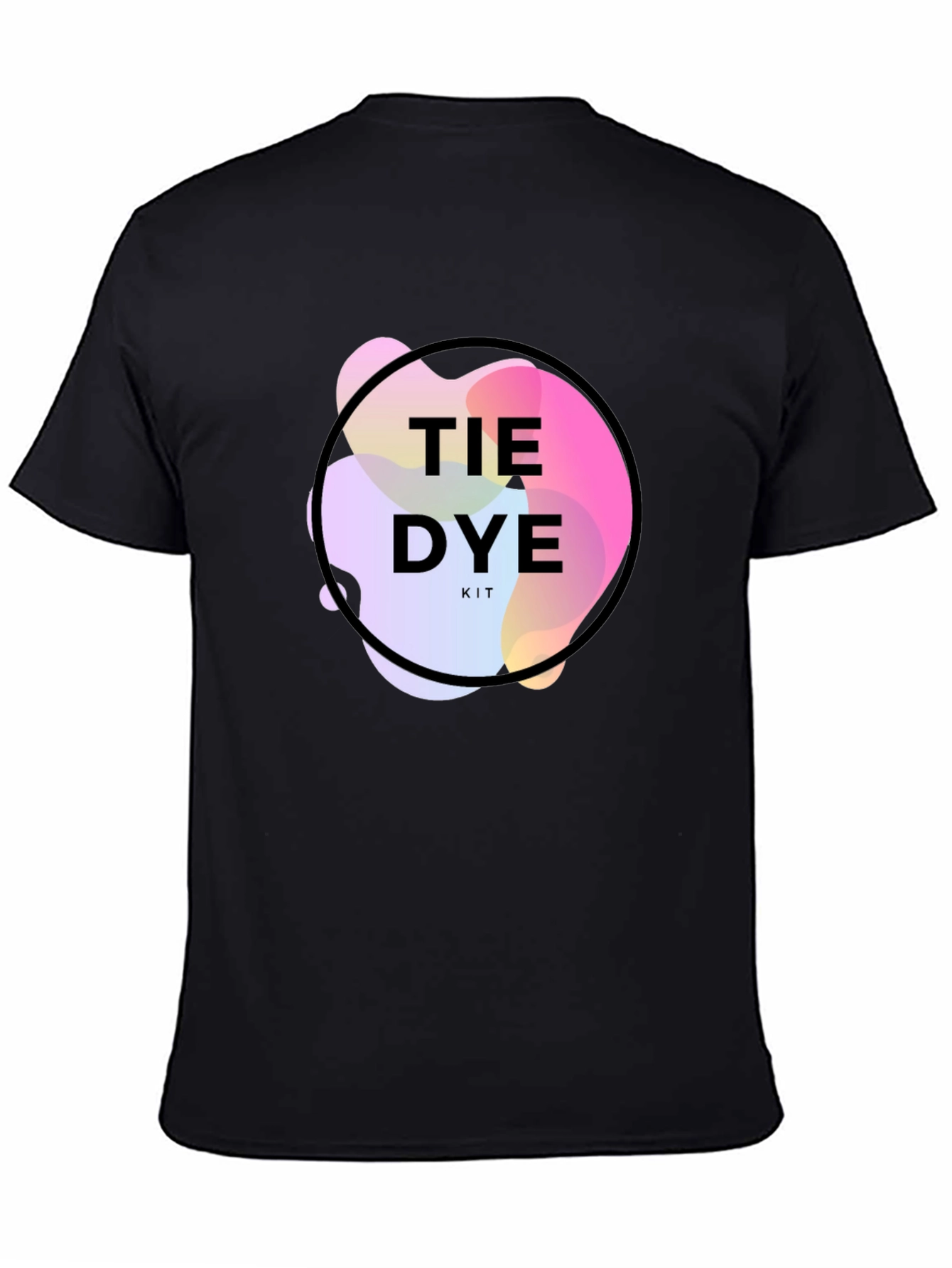 Tie Dye Kit Graphic Tee - Trendy Mens T-Shirt