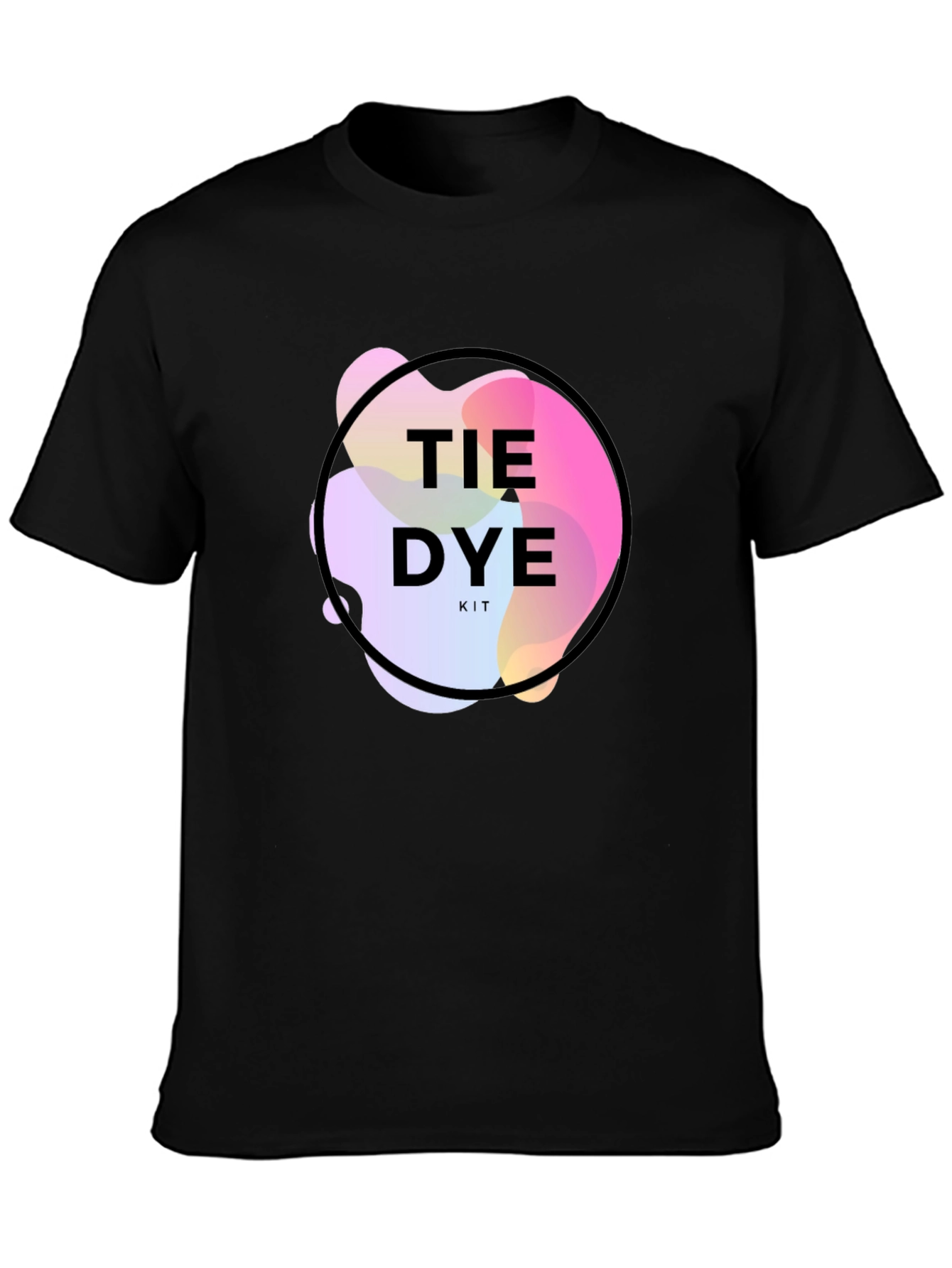 Tie Dye Kit Graphic Tee - Trendy Mens T-Shirt