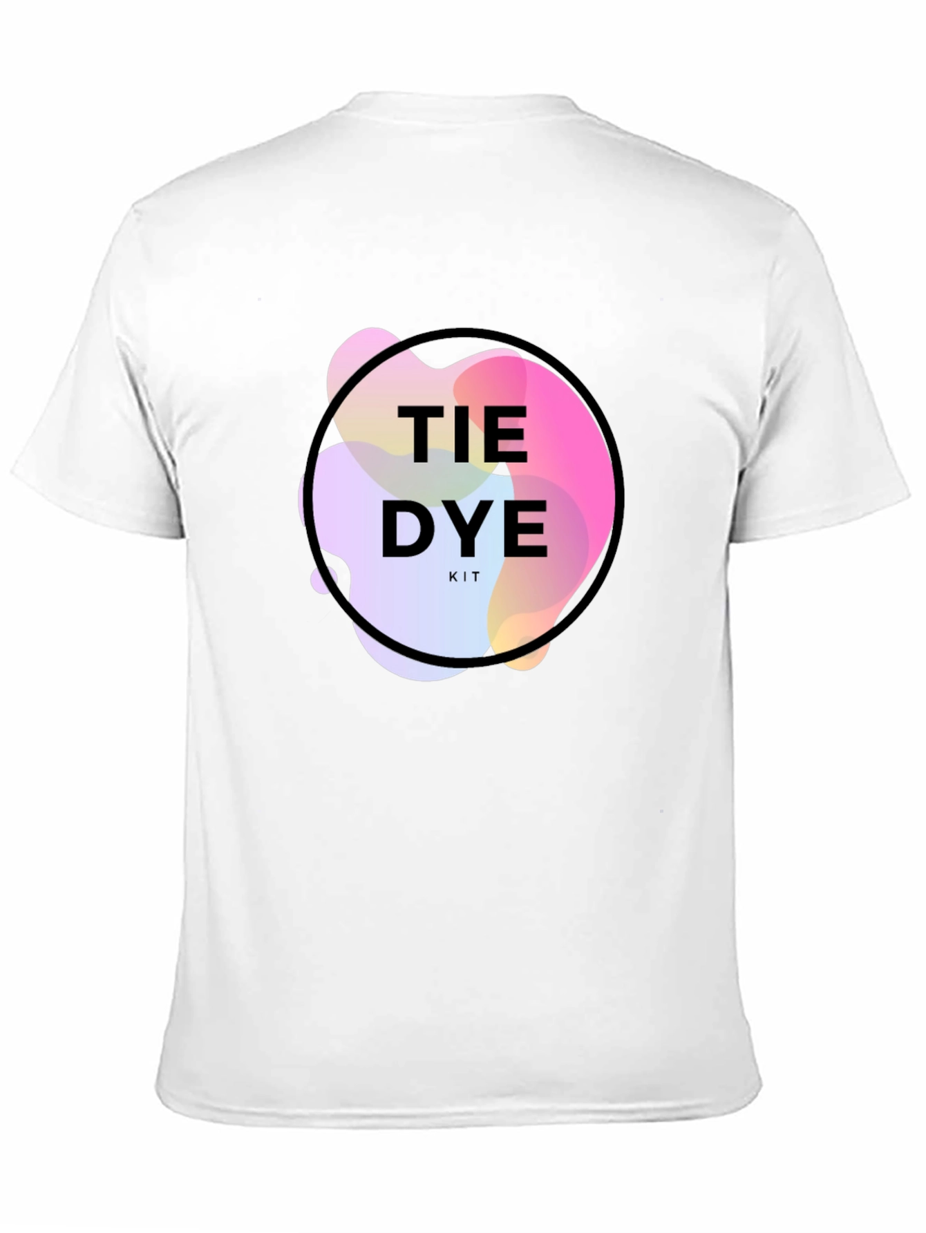 Tie Dye Kit Graphic Tee - Trendy Mens T-Shirt