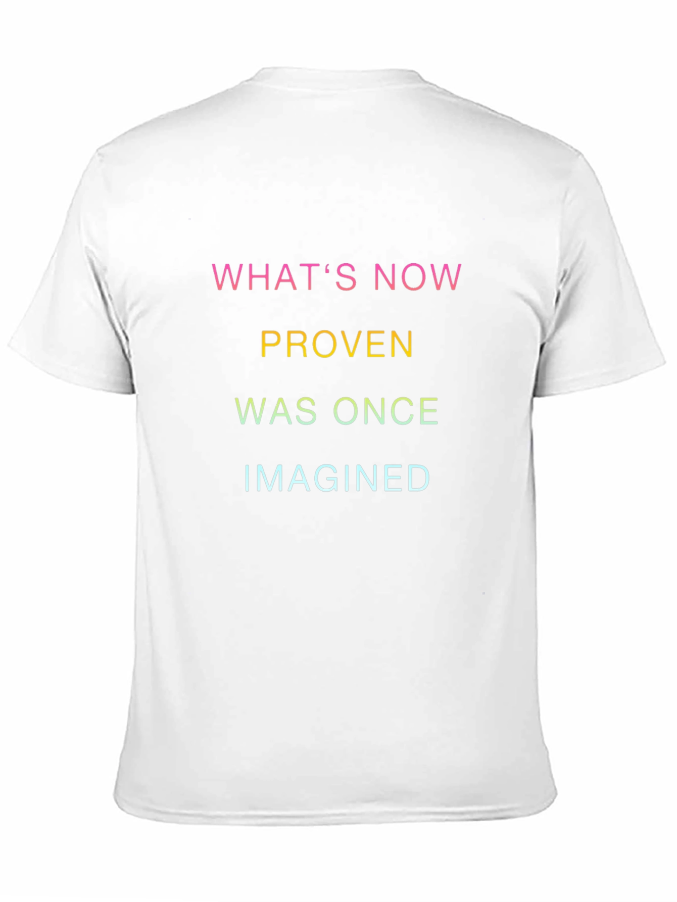 Inspirational Graphic Tee: Whats Now Proven