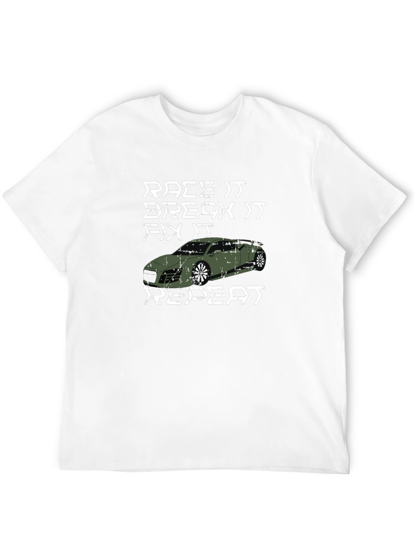 Race It Break It Fix It Repeat Graphic T-Shirt