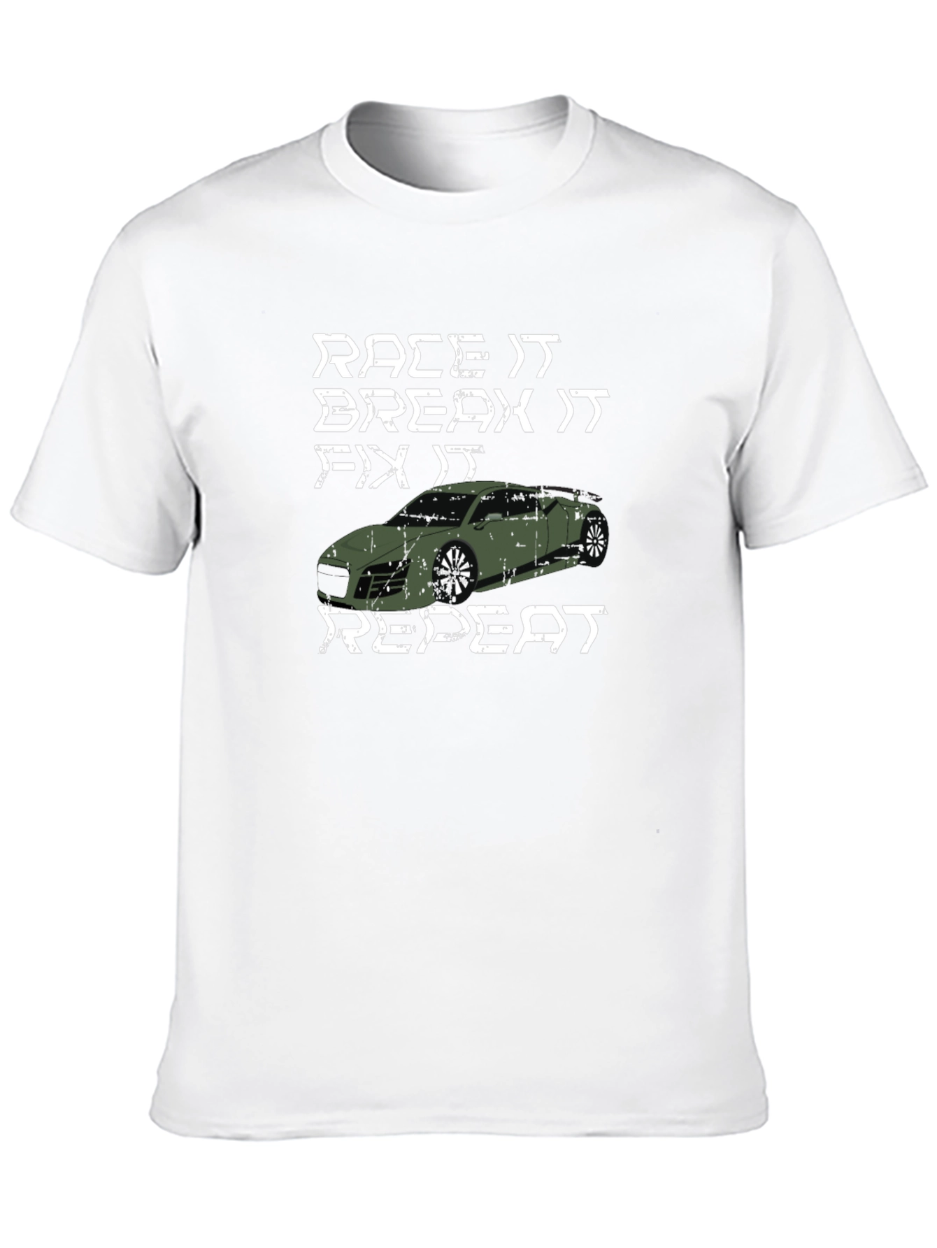 Race It Break It Fix It Repeat Graphic T-Shirt