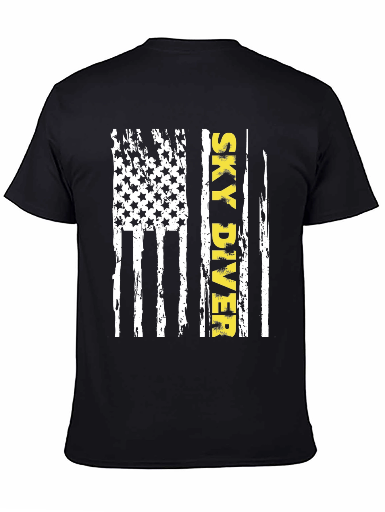 Sky Diver American Flag T-Shirt