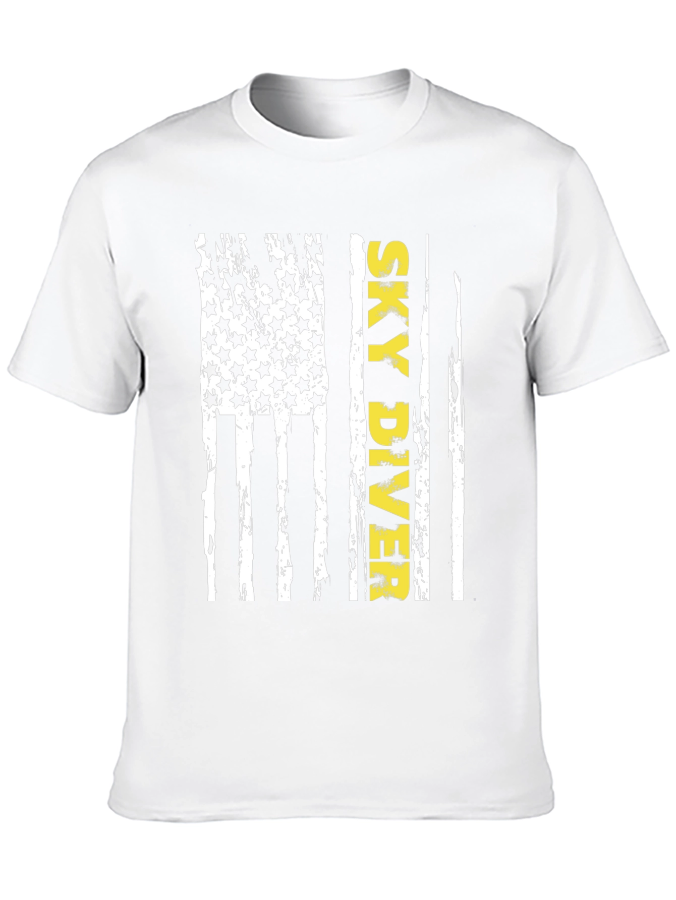 Sky Diver American Flag T-Shirt