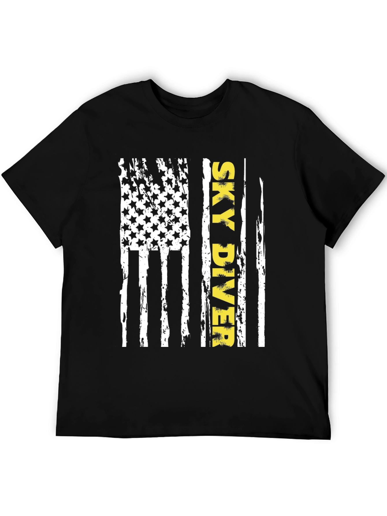 Sky Diver American Flag T-Shirt