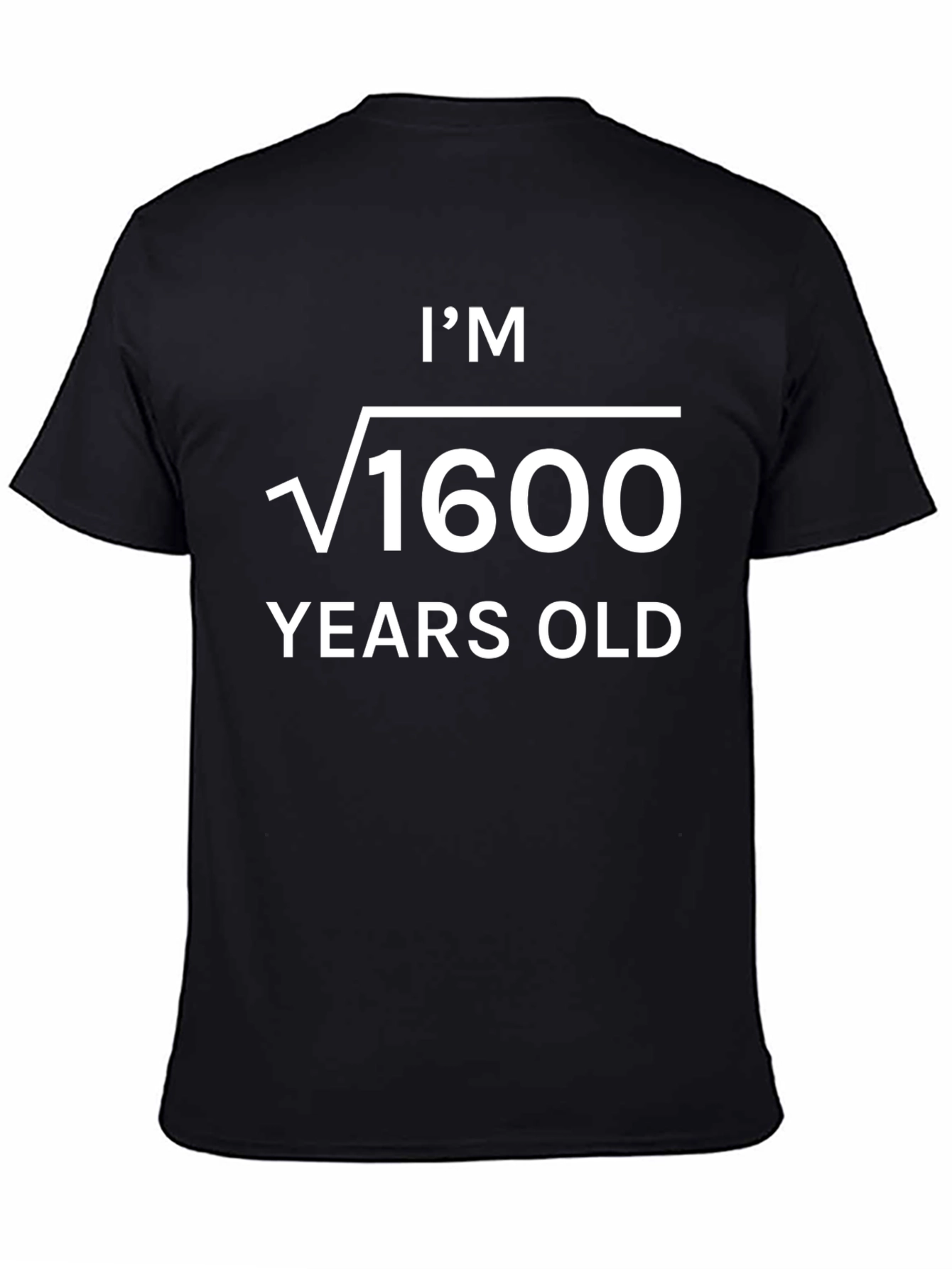 Im Root 1600 Years Old Black T-Shirt