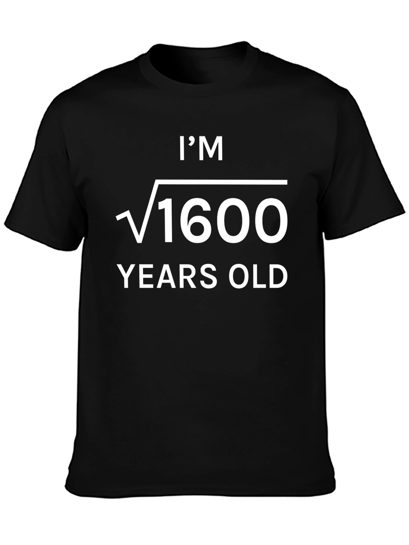 Im Root 1600 Years Old Black T-Shirt