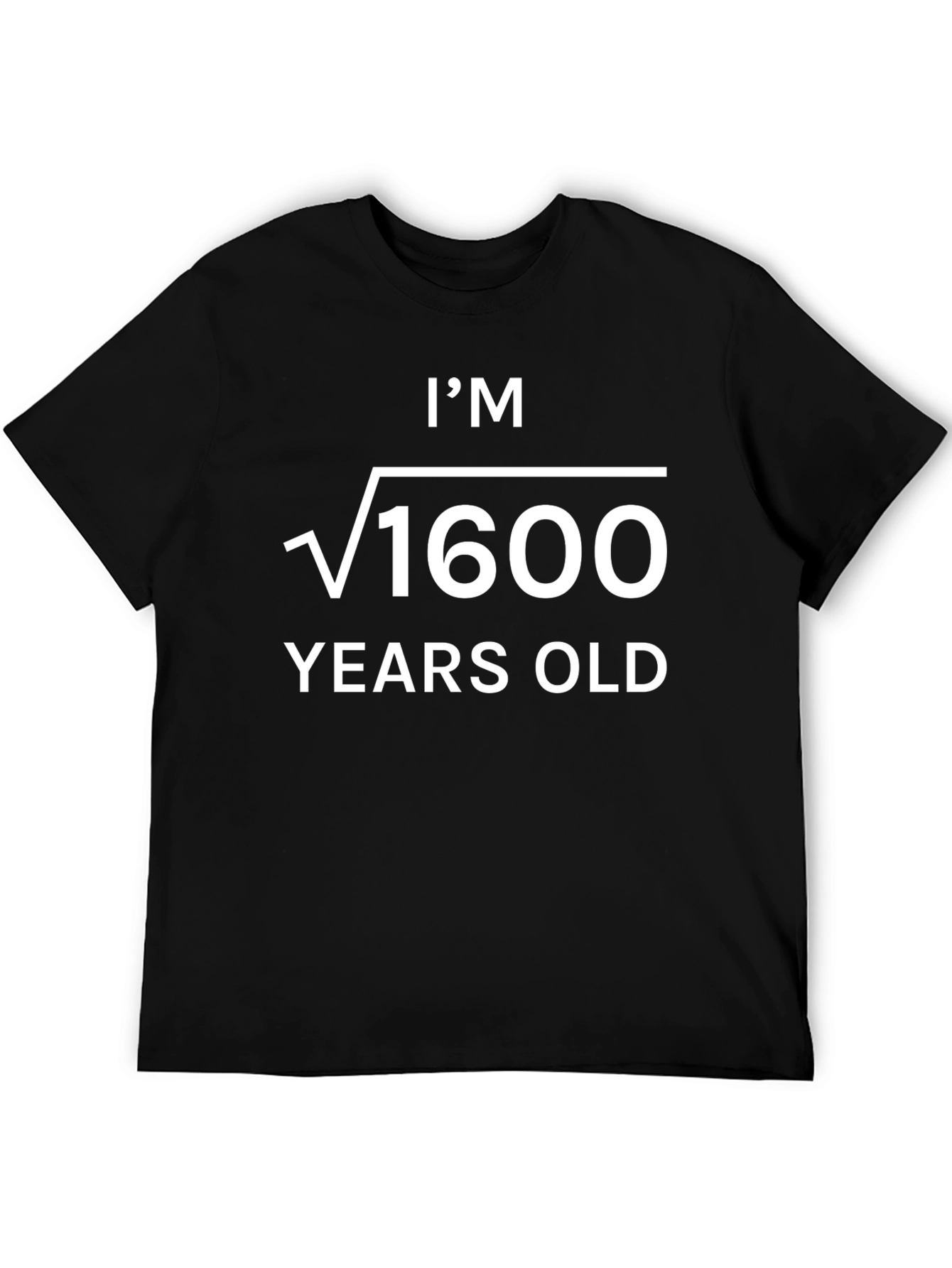 Im Root 1600 Years Old Black T-Shirt