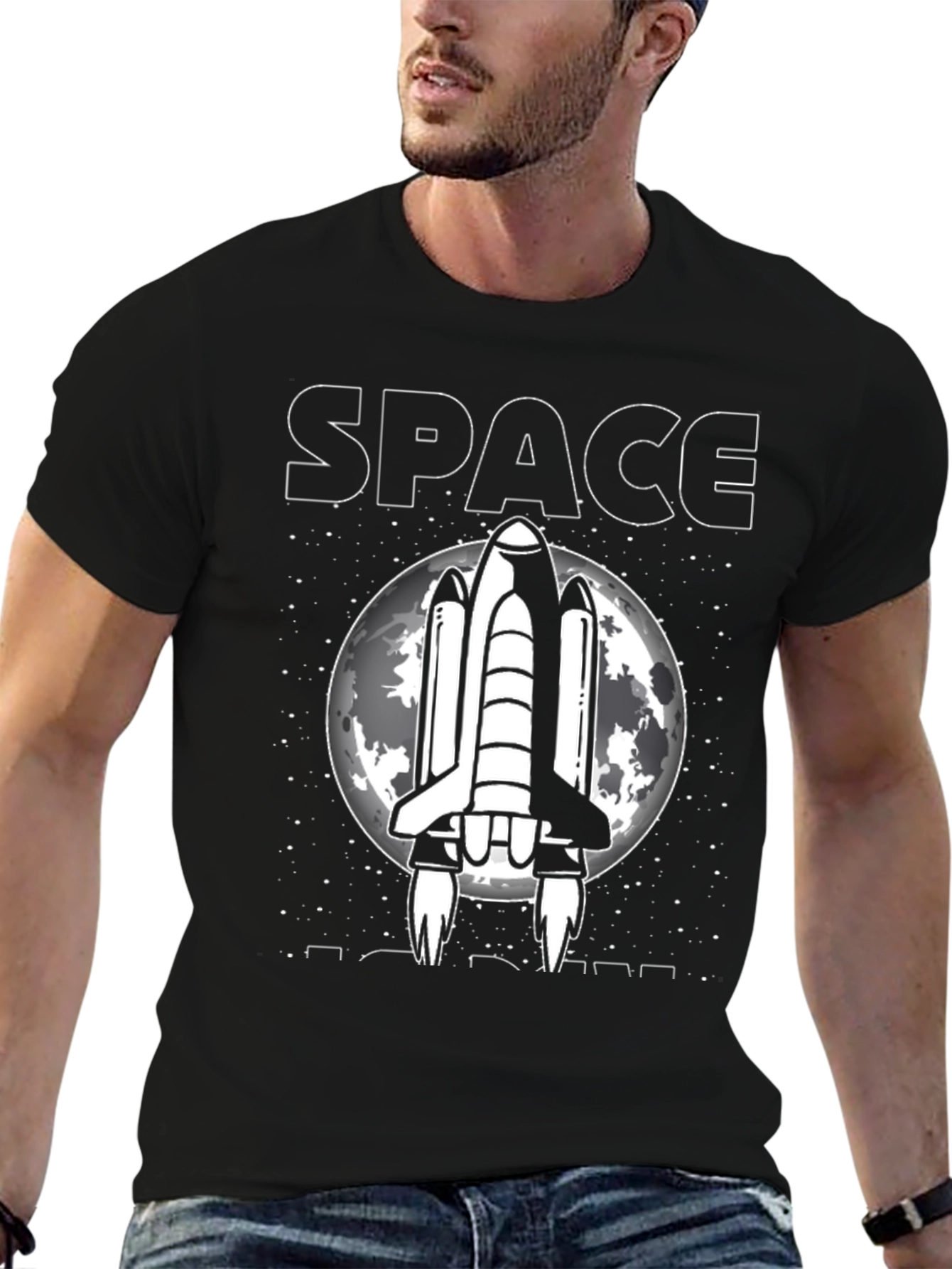 Space Rocket Graphic Tee